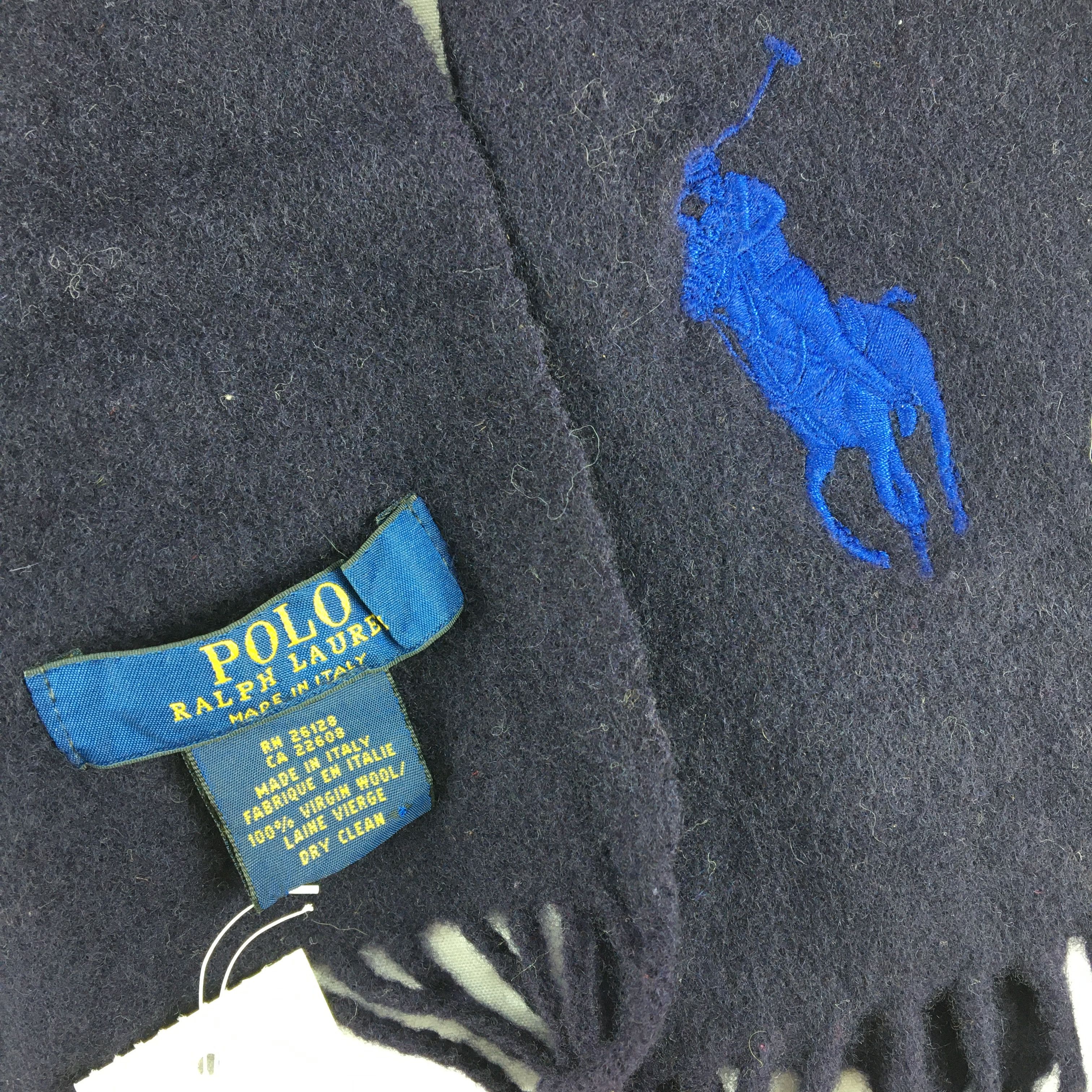 Polo Ralph Lauren Vintage Polo Ralph Lauren Scarf Muffler Wool Scarves Size ONE SIZE - 4 Thumbnail