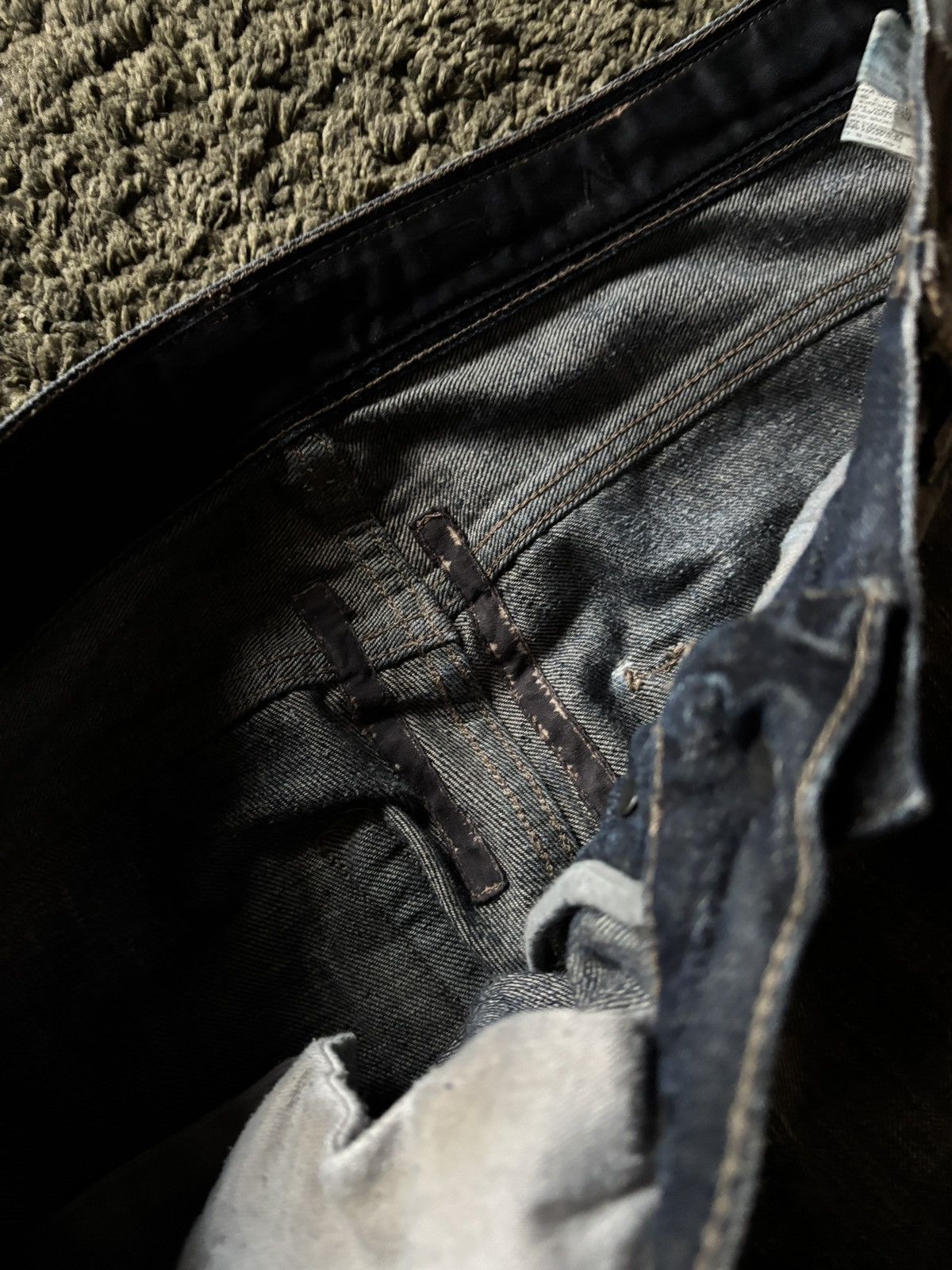 Rick Owens Drkshdw SS09 Rick Owens DRKSHDW Detroit Cut Dust Denim Size US 33 - 8 Thumbnail