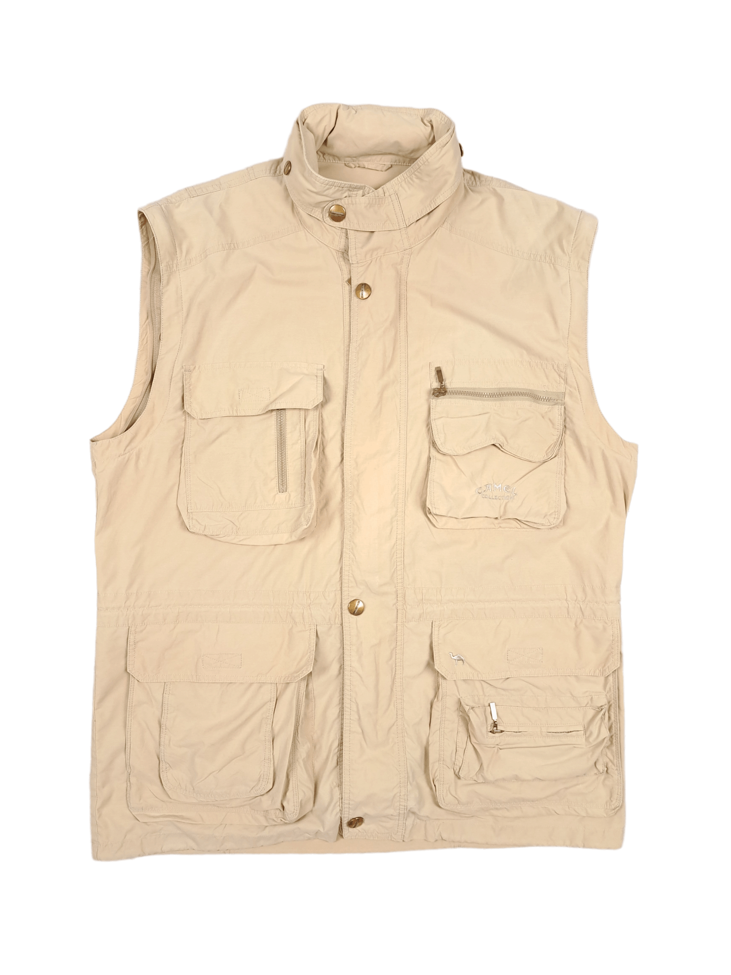 Camel × camel active 💎 Vintage Detachable Sleeves Cargo Camel Beige Jacket Size US XXL / EU 58 / 5 - 3 Thumbnail