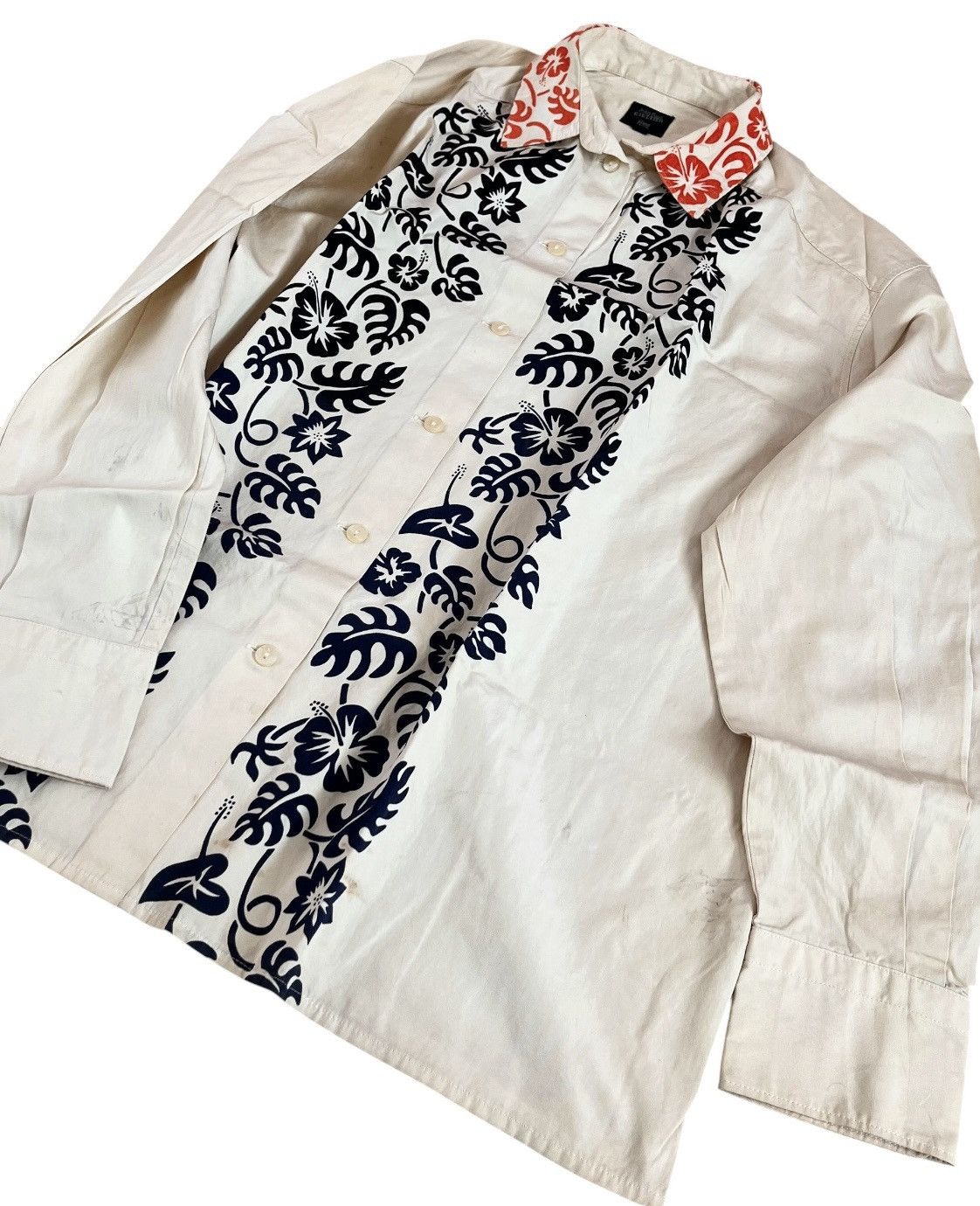Jean Paul Gaultier TAX FREE 🇺🇸 jean paul gaultier femme floral button up shirt Size US M / EU 48-50 / 2 - 2 Thumbnail