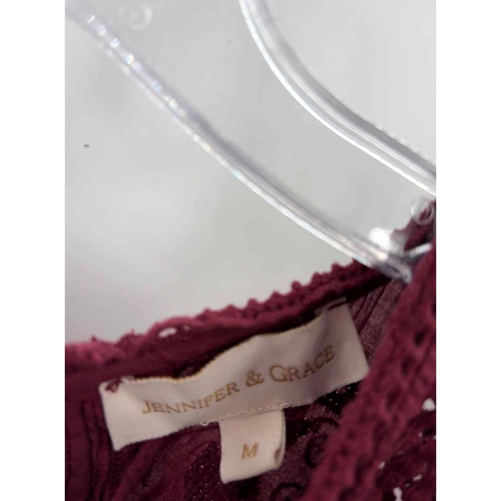 Vintage Pre-Owned Jennifer & Grace Red Size Medium Blouse Size M / US 6-8 / IT 42-44 - 2 Thumbnail