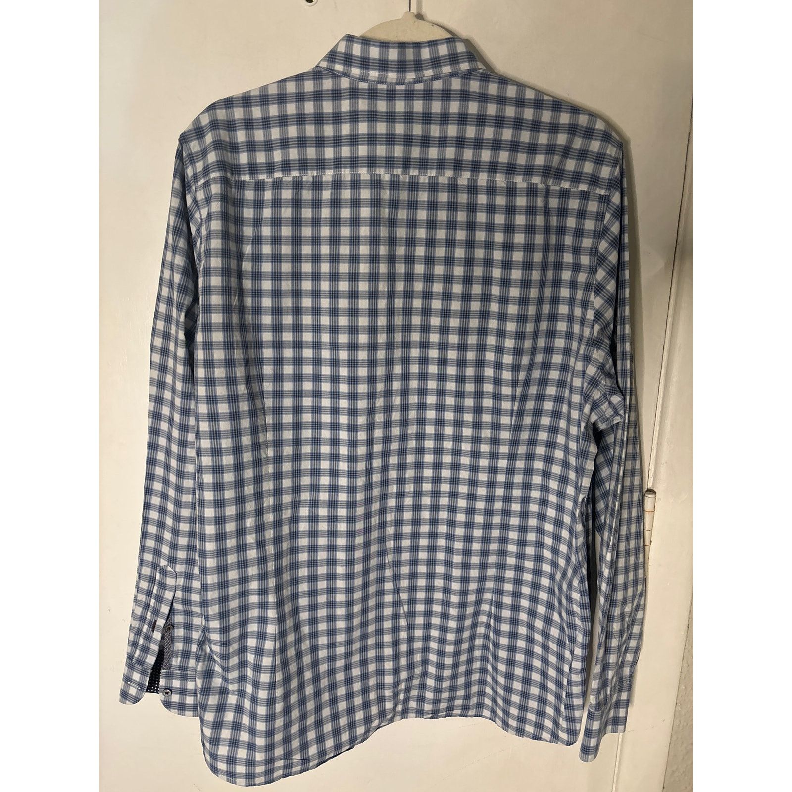 Ted Baker Ted Baker London Plaid Long Sleeve Shirt 6(44) Turn Cuff Size US S / EU 44-46 / 1 - 2 Thumbnail