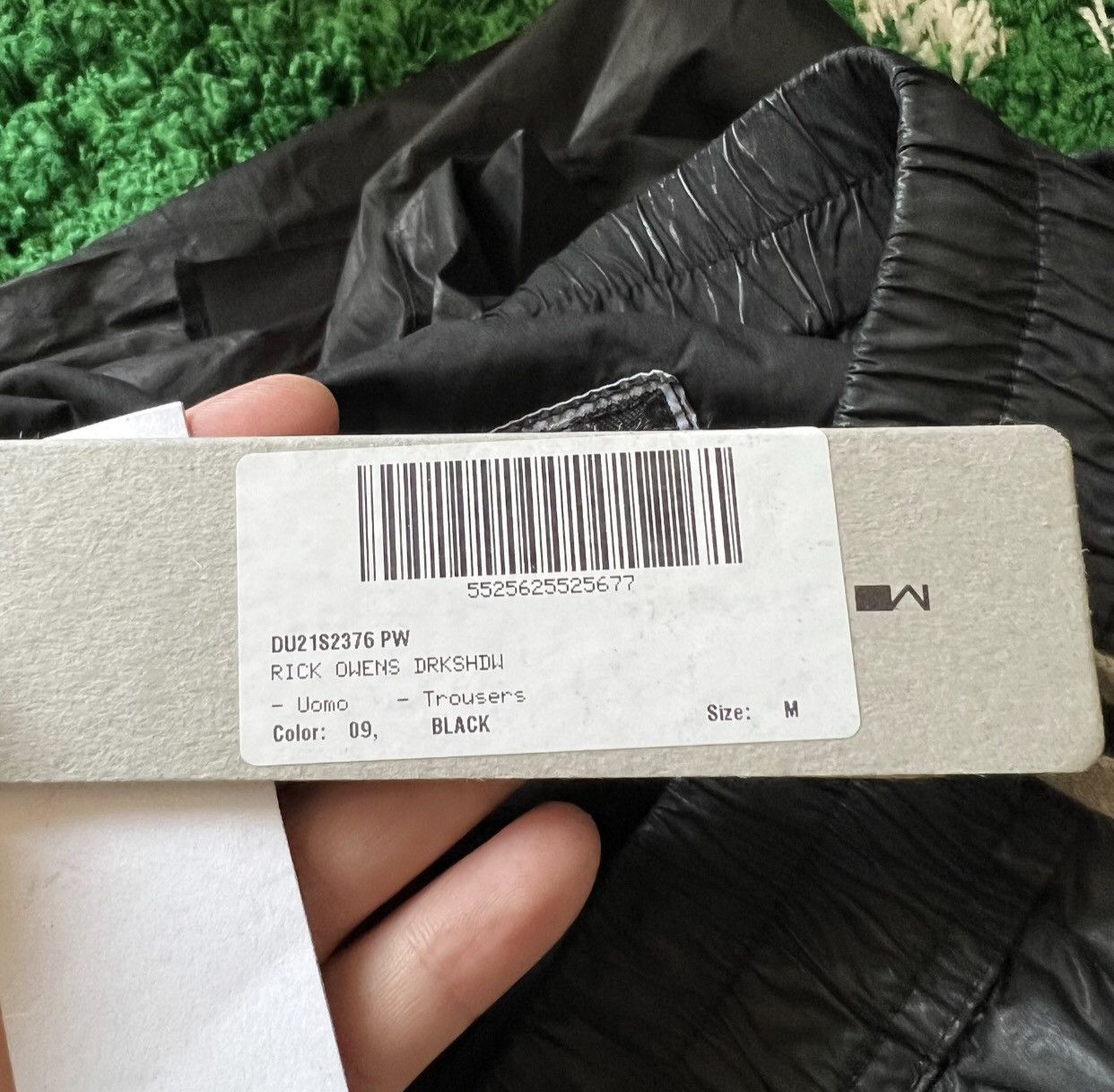 Rick Owens Rick Owens Drkshdw 21ss nylon ribbon double loop pants Size US 32 / EU 48 - 6 Thumbnail