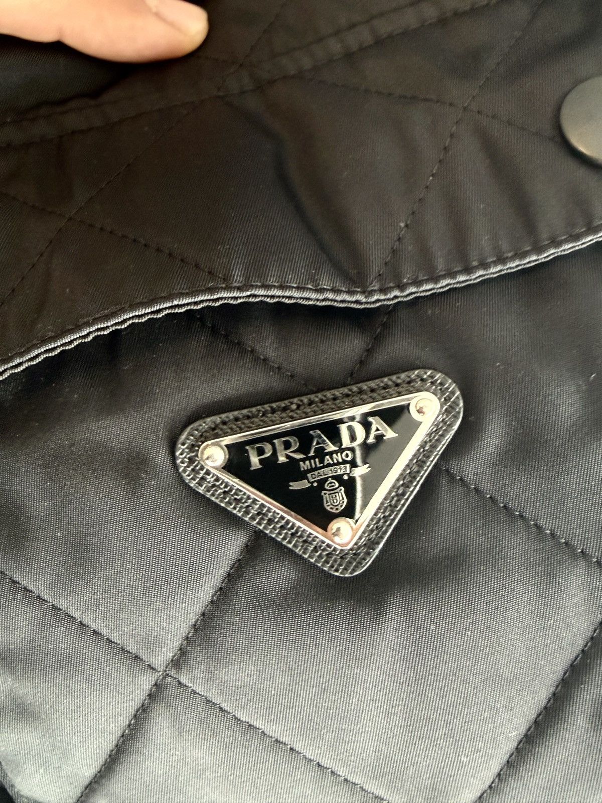 Prada Prada Re-Nylon Quilted Jacket Black RARE SIZE XXL Size US XXL / EU 58 / 5 - 4 Thumbnail