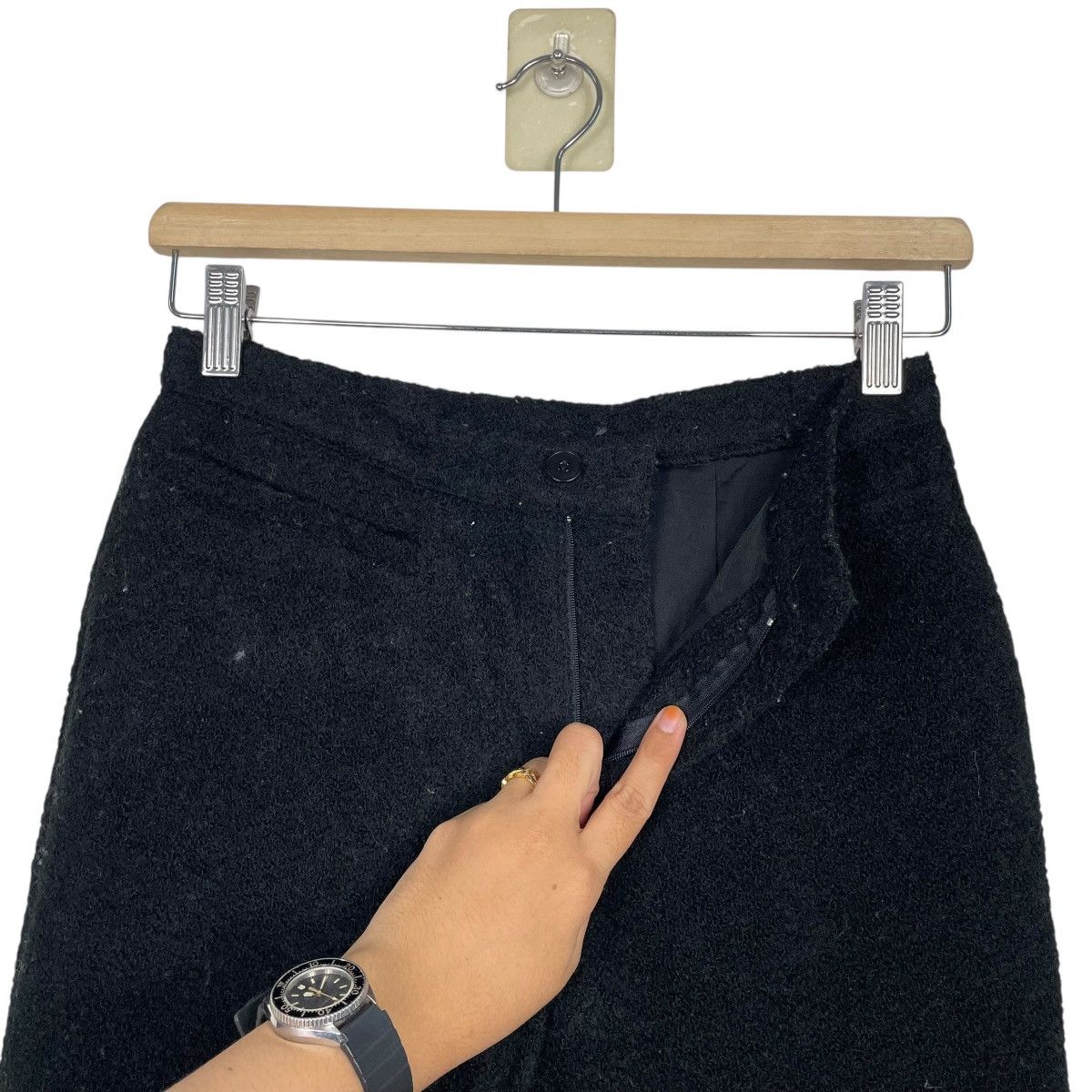 agnes b. Agnes B Paris Wool Pant Size 26" / US 2 / IT 38 - 11 Thumbnail