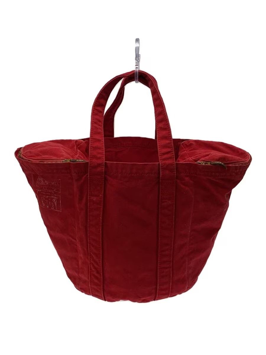 Kapital Duffle Cotton Canvas Big Tote Bag in Red, Men's