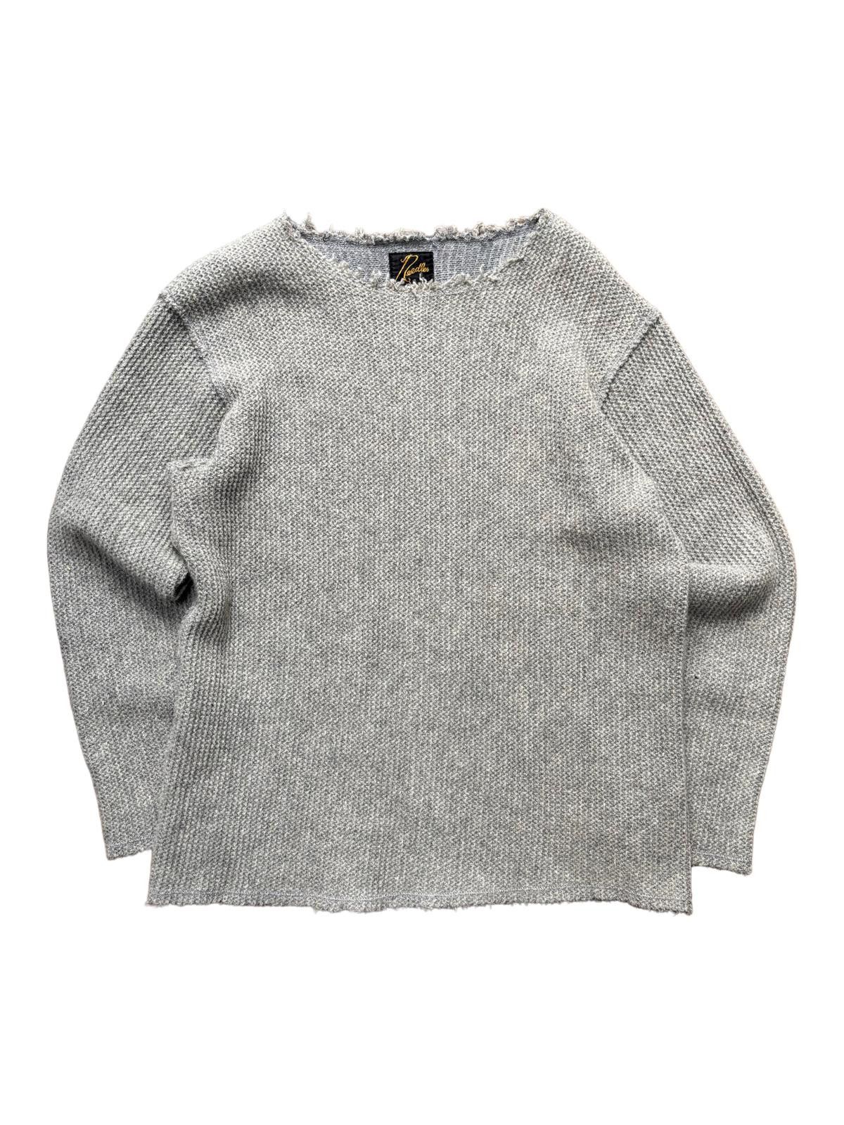 Needles Needles Cut Off Waffle Knit Sweater Raw Hem S Size S / US 4 / IT 40 - 1 Thumbnail