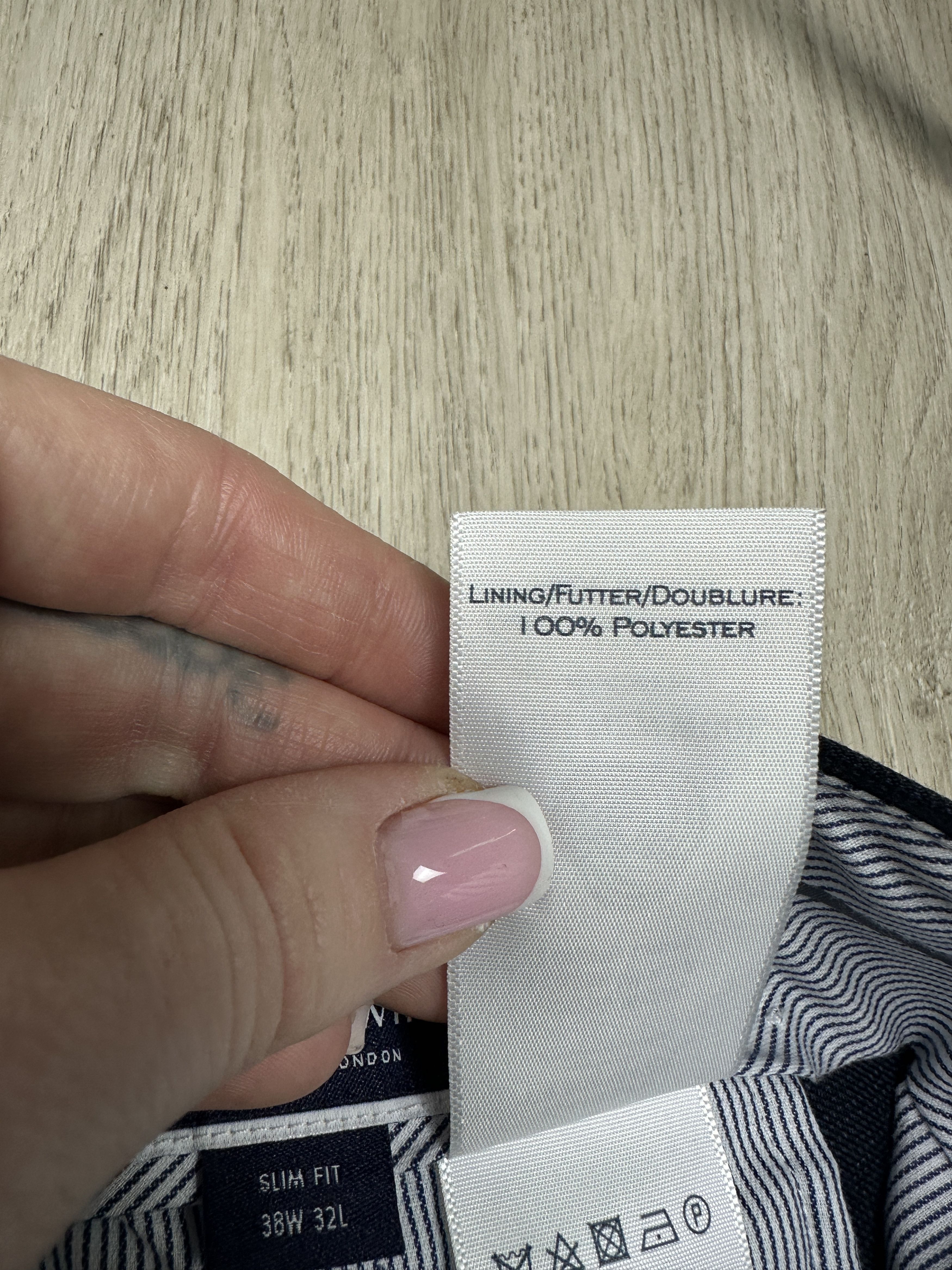 Charles Tyrwhitt Charles Tyrwhitt Mens Wool Suit Blazer + Pants Size 42R - 11 Thumbnail