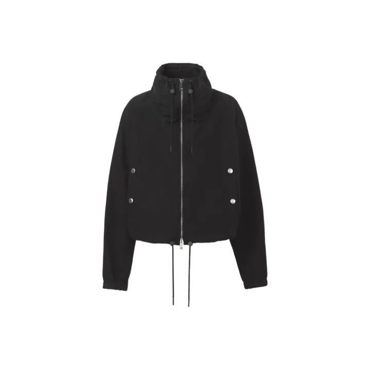 Burberry Burberry Black Zip Jacket with Square Print 0079 Size M / US 6-8 / IT 42-44 - 1 Thumbnail
