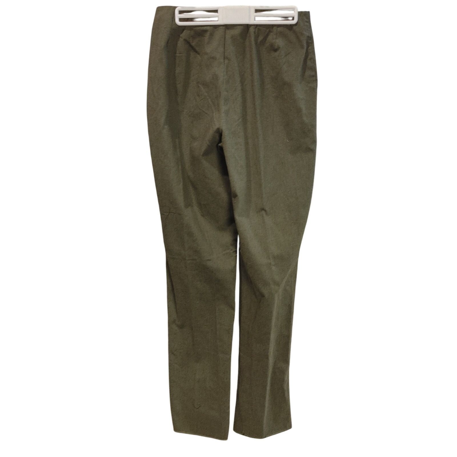 Lands' End Land's End Women's 12R Olive Green Straight Leg Dress Pants Size 36" / US 14 / IT 50 - 2 Thumbnail