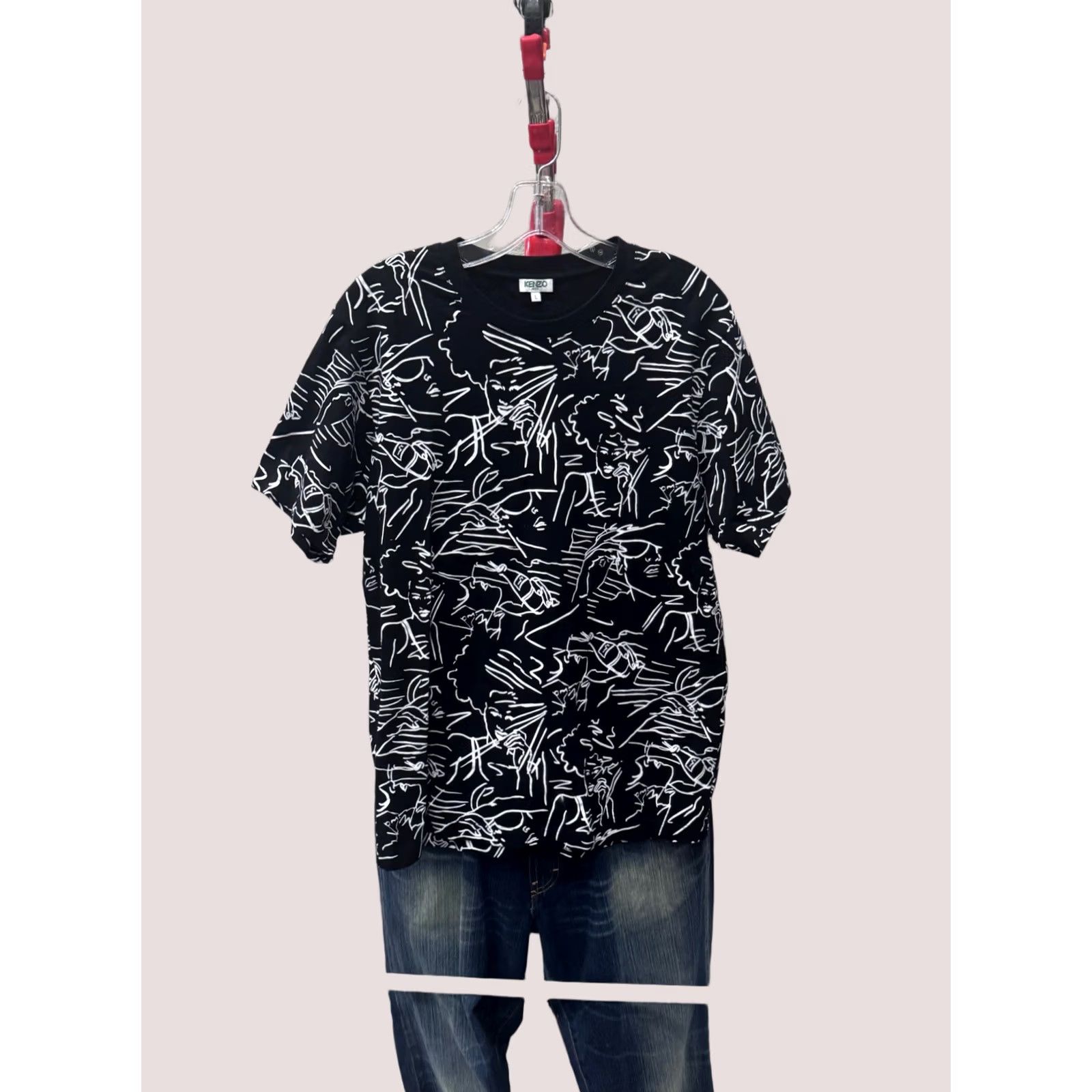 Kenzo WOMENS Kenzo Paris Antonio Lopez Large L TEE T SHIRT Shirt Womens Multicolor L 90s Size L / US 10 / IT 46 - 1 Thumbnail
