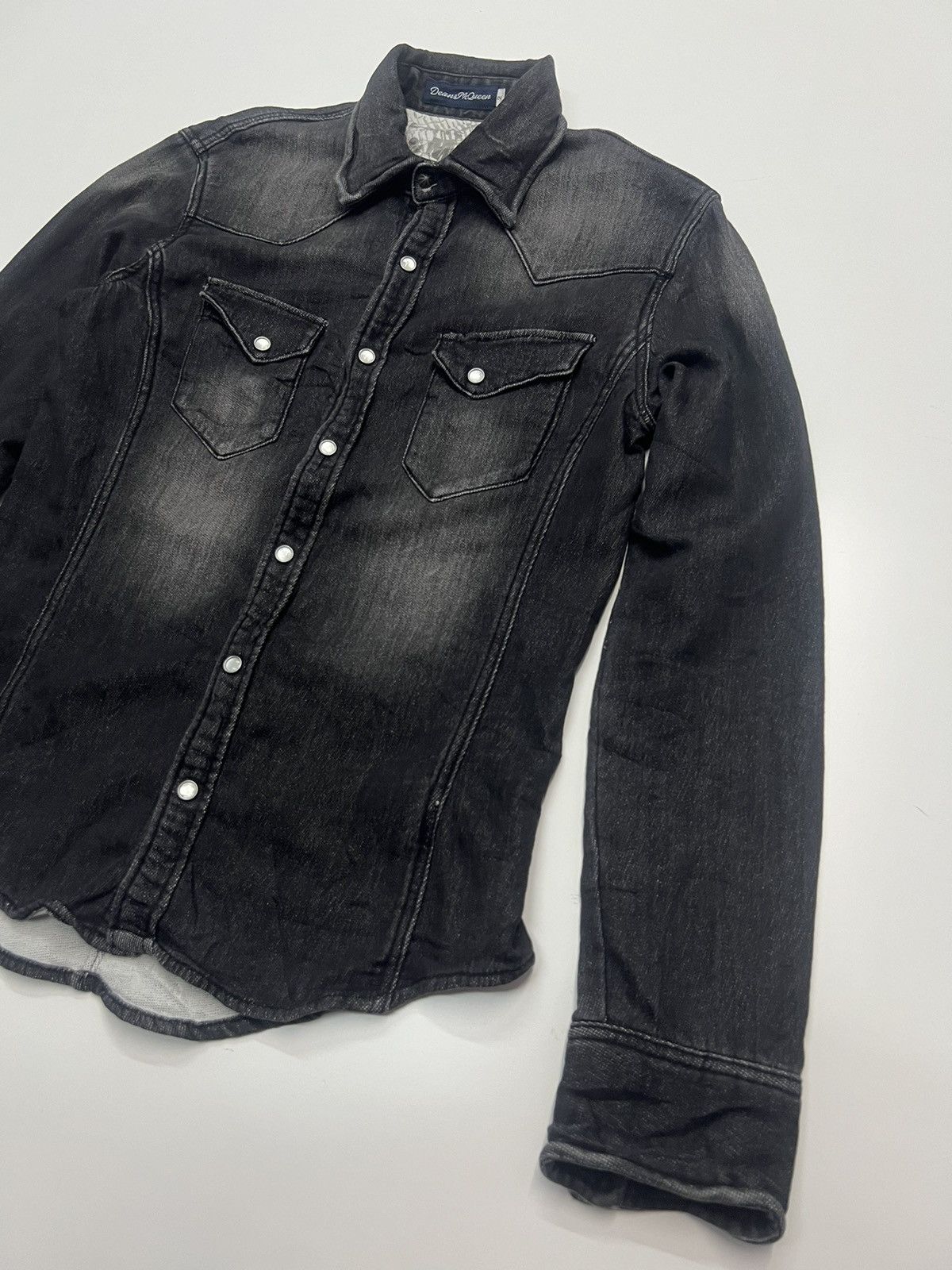 Japanese Brand DEAN & MCQUEEN PEARL SNAP BUTTON FLANNEL Size US S / EU 44-46 / 1 - 3 Thumbnail