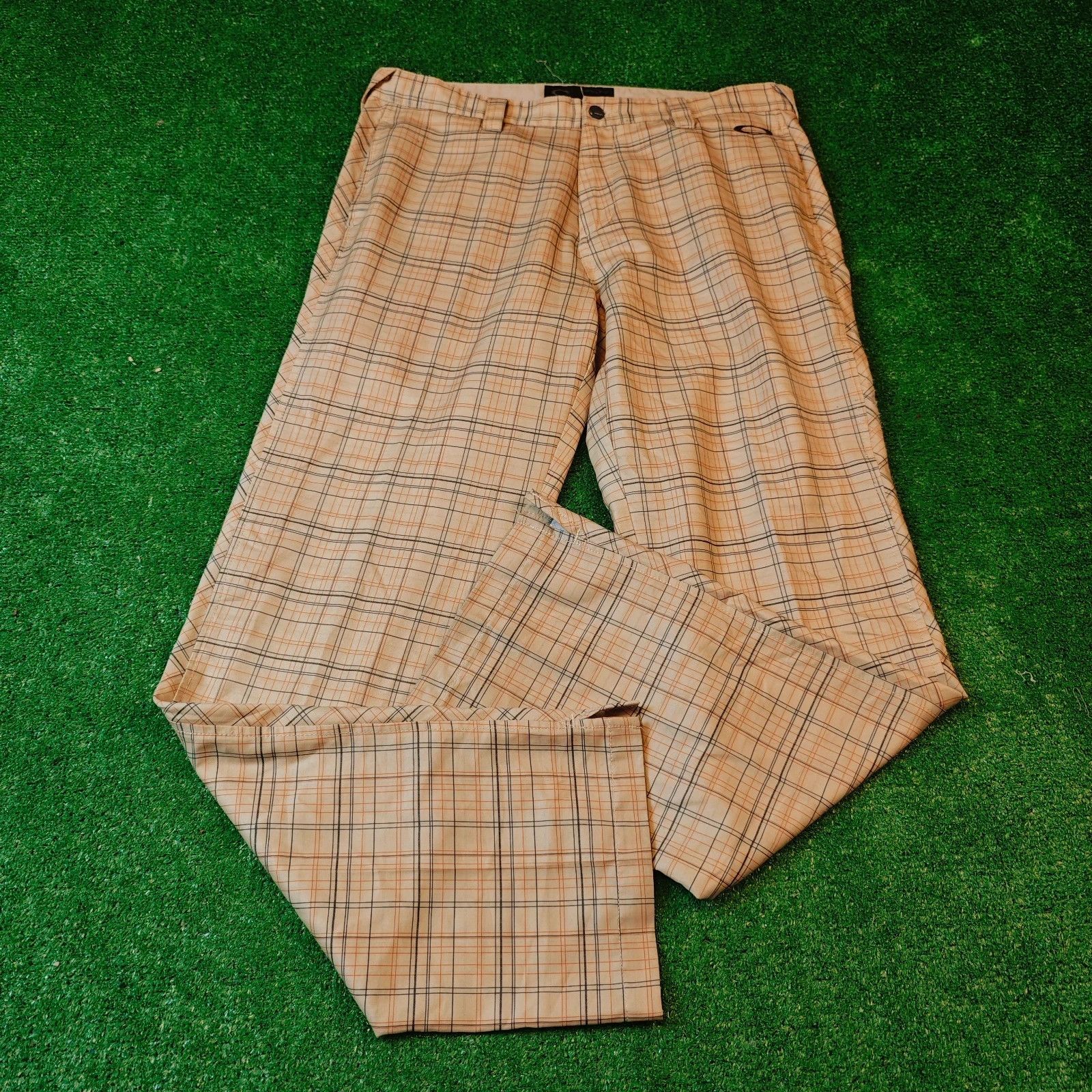 Oakley Oakley Pants Mens W34 L33 straight plaid golf trousers y2k Size US 34 / EU 50 - 1 Thumbnail
