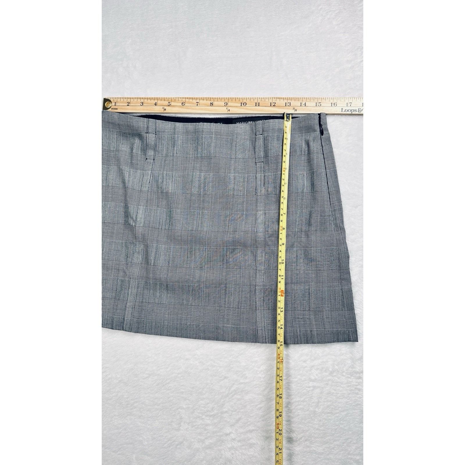 J.Crew J.Crew Womens Mini Skirt In Glen Plaid Italian Wool Blend Sz Size 28" / US 6 / IT 42 - 8 Thumbnail