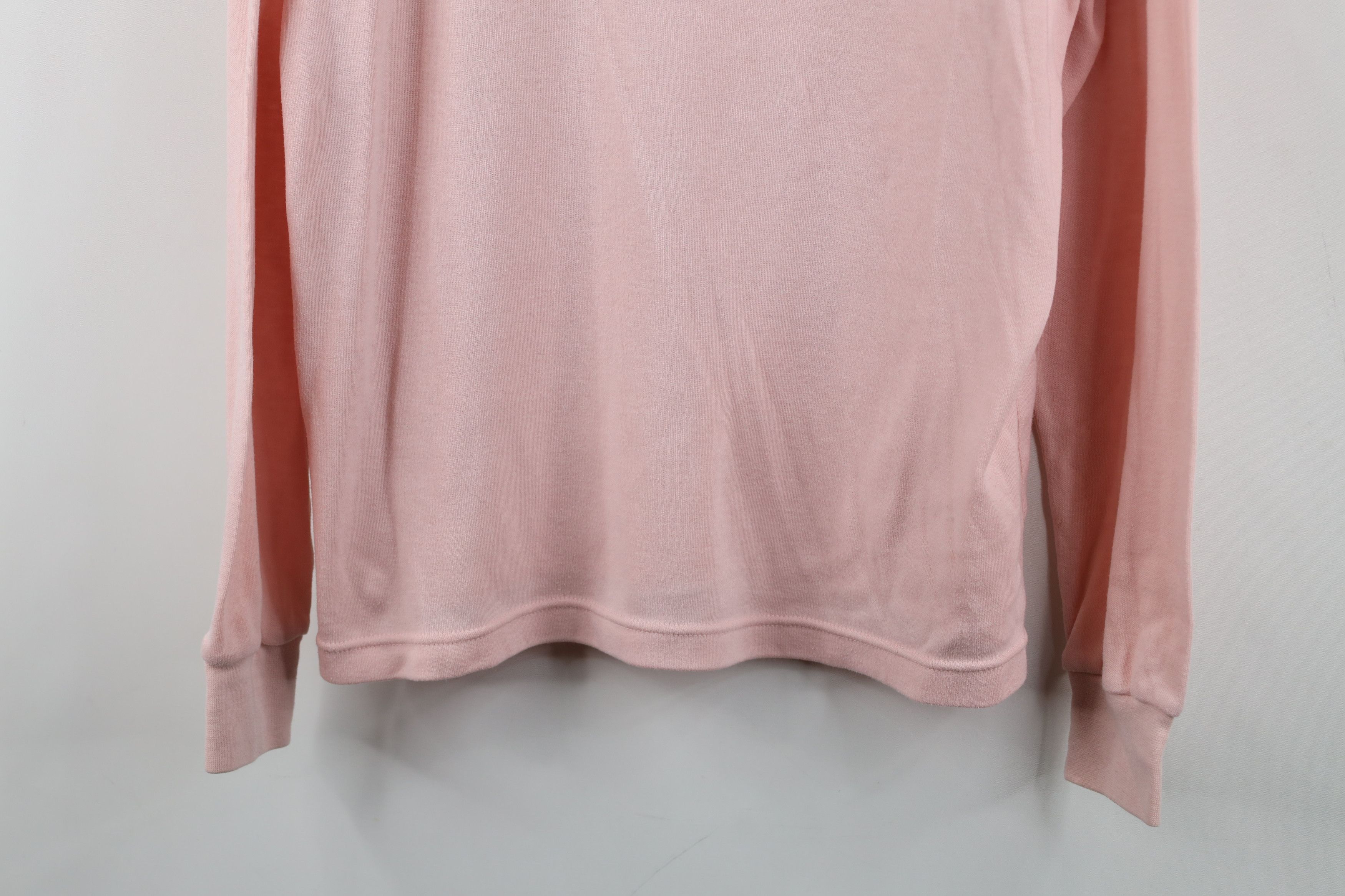 Vintage Vintage 90s Streetwear Long Sleeve Turtleneck T-Shirt Pink Size L / US 10 / IT 46 - 3 Thumbnail