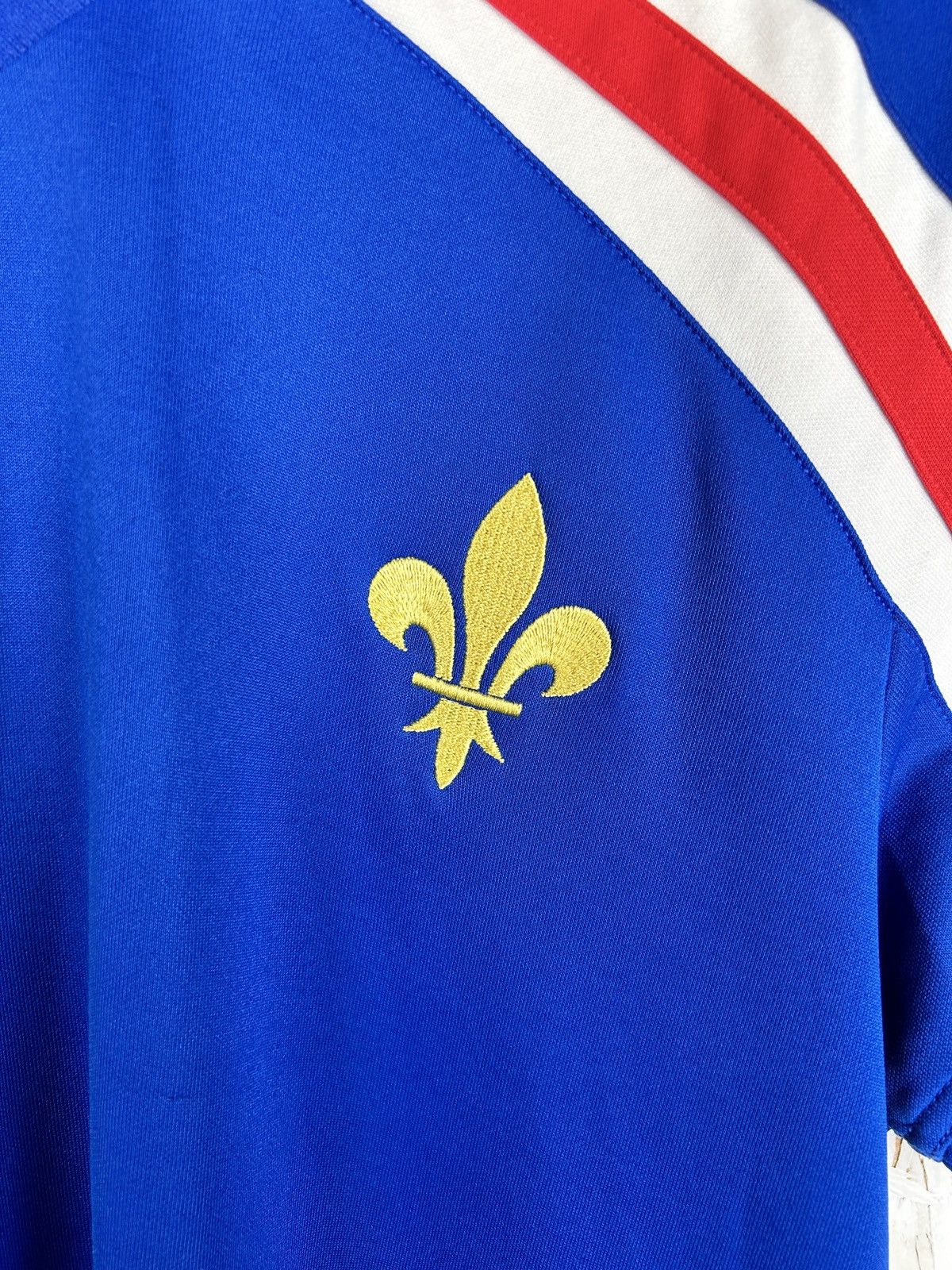 Adidas Adidas Retro 1984/86 Originals 2013 France Soccer Jersey L Size US L / EU 52-54 / 3 - 3 Thumbnail