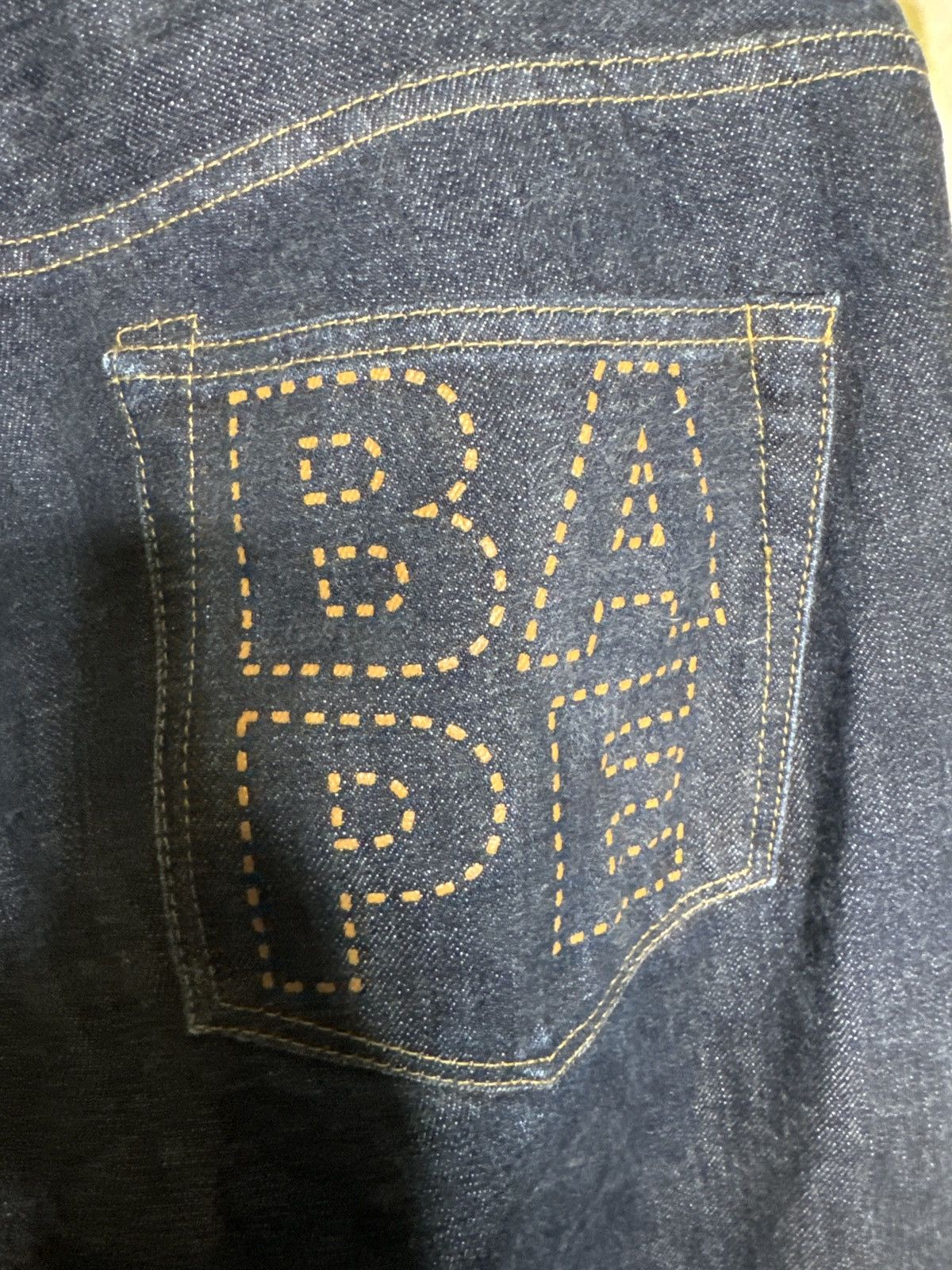 image of Bape Jeans in Blue, Men's (Size 36)