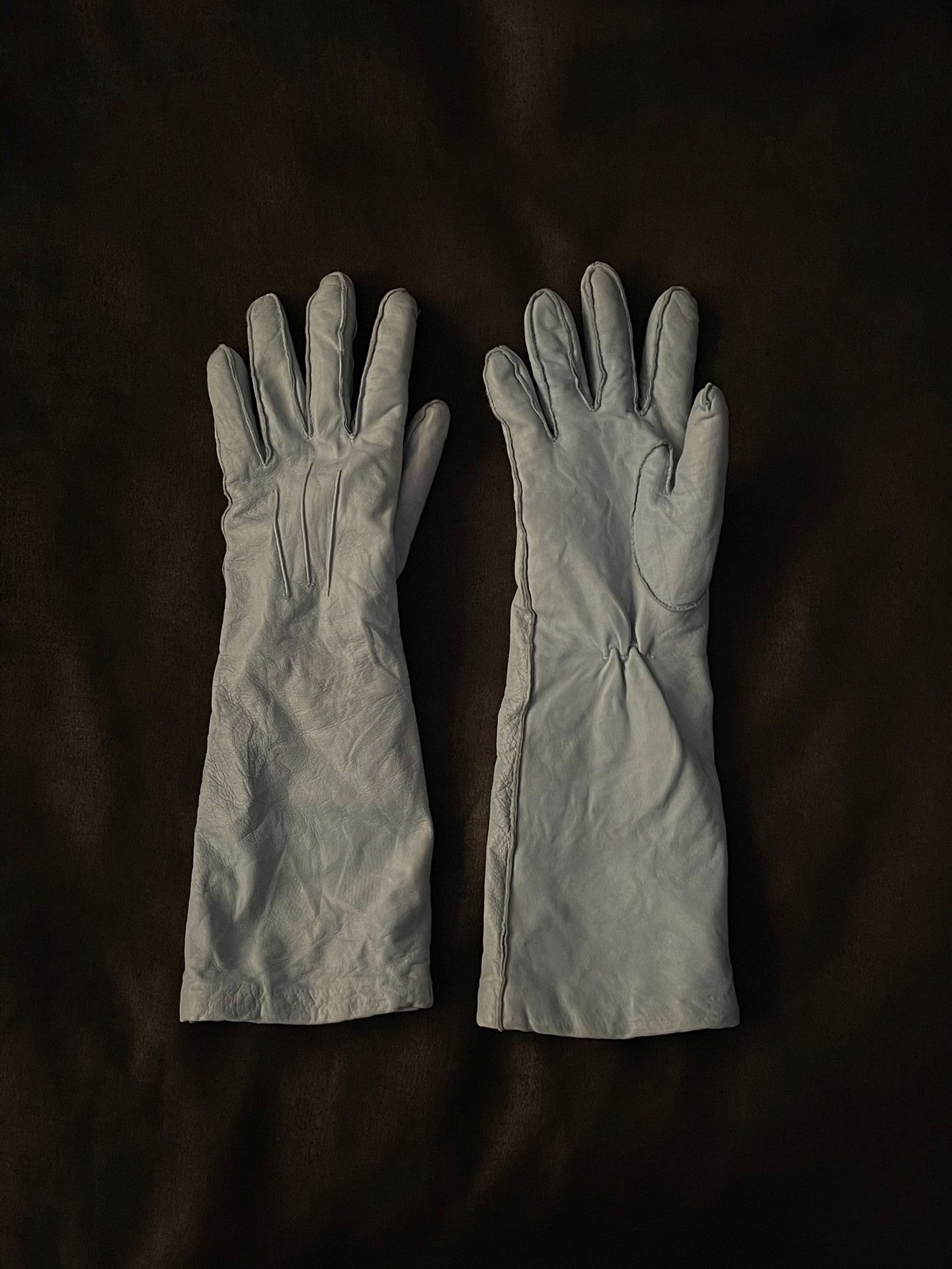 Ann Demeulemeester Ann Demeulemeester Unisex Leather Gloves Size ONE SIZE - 1 Thumbnail