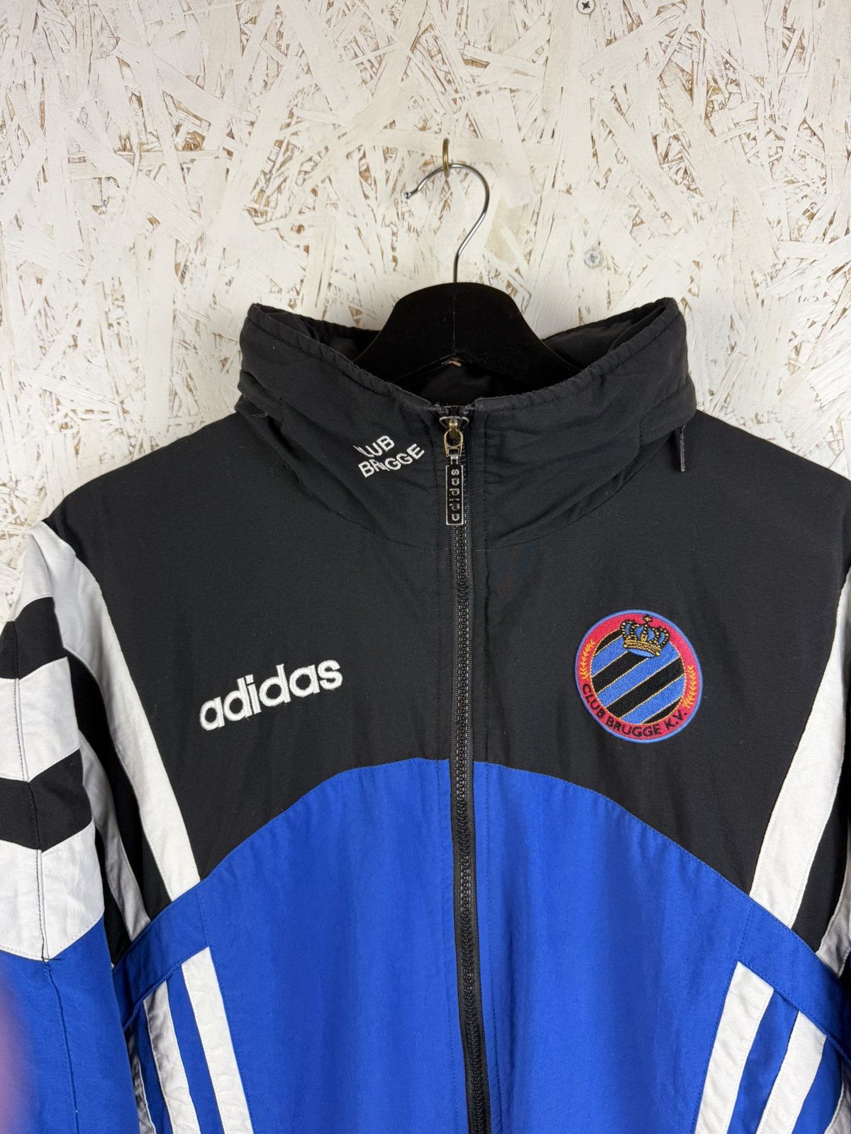 Adidas 90s Adidas Club Brugge KV 1995/96 Bench Kit Soccer Jacket M Size US M / EU 48-50 / 2 - 2 Thumbnail