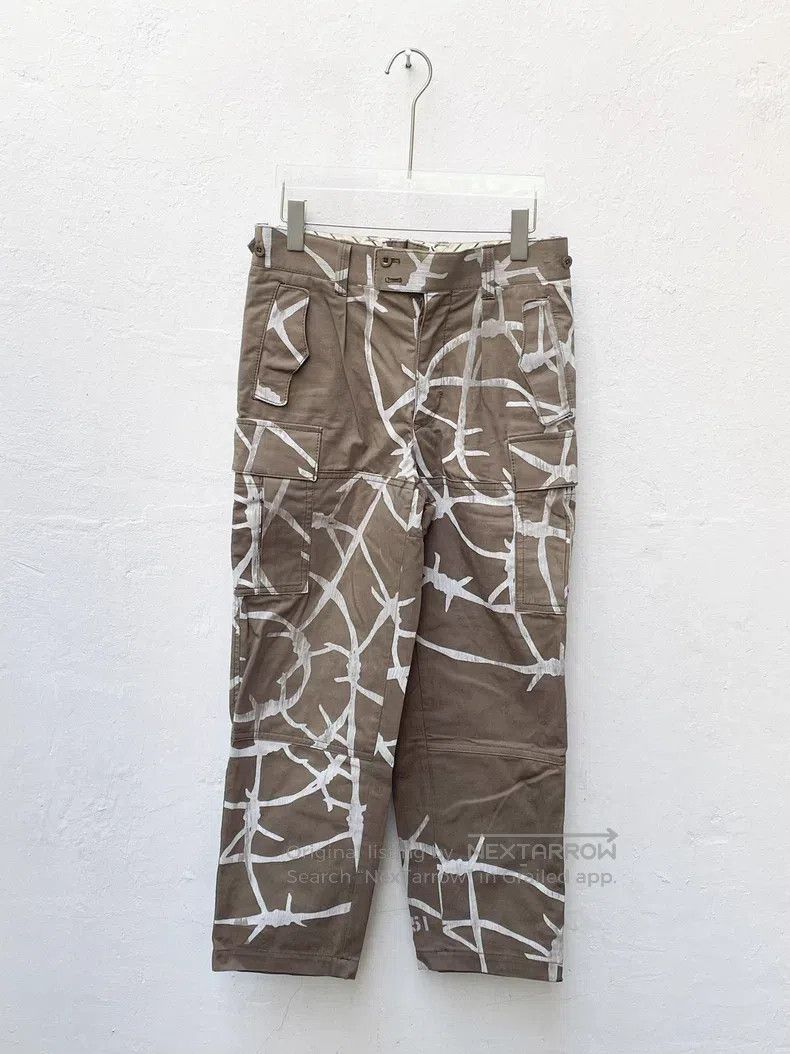 Junya Watanabe Junya Watanabe size S Anti-war iron wire print camouflage Size US 27 - 2 Thumbnail