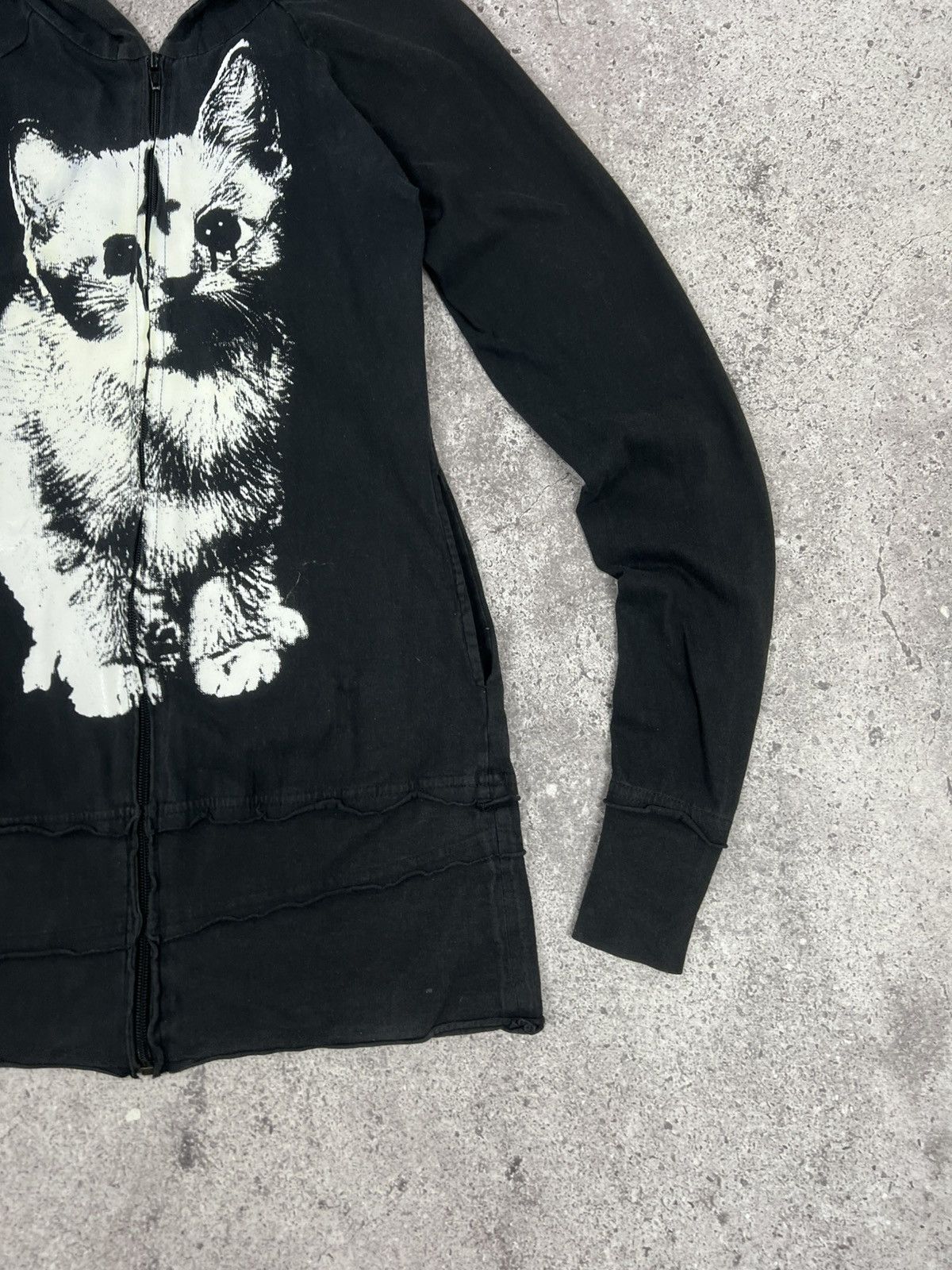 Other Heartless Zip Hoodie Cat Gothic Avant Garde Size S / US 4 / IT 40 - 7 Thumbnail