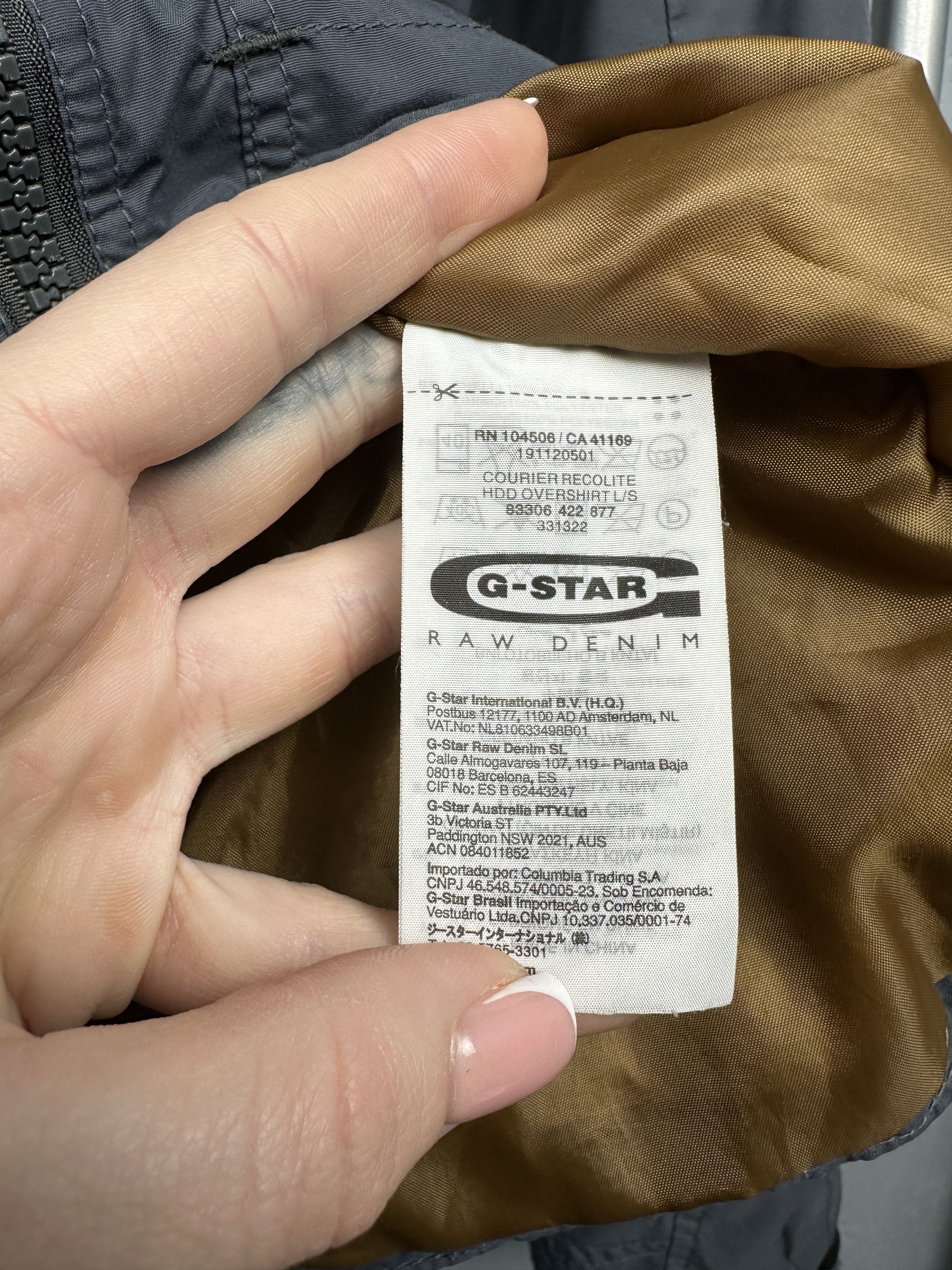 G-Star G Star Raw Vintage Mens Courier Recolite Jacket Size US L / EU 52-54 / 3 - 7 Thumbnail