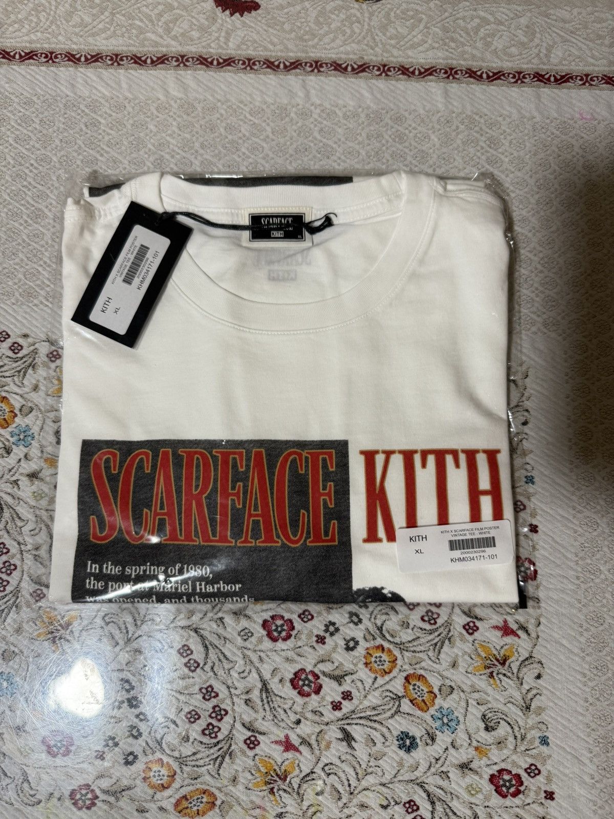 Kith Kith for Scarface Film Poster Vintage Tee T-Shirt Size XL Size US XL / EU 56 / 4 - 6 Thumbnail