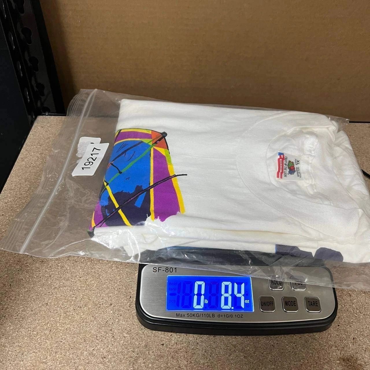 Fruit Of The Loom Vintage Windsurfing Shirt Men XL White Cotton Deadstock New Size US XL / EU 56 / 4 - 7 Thumbnail