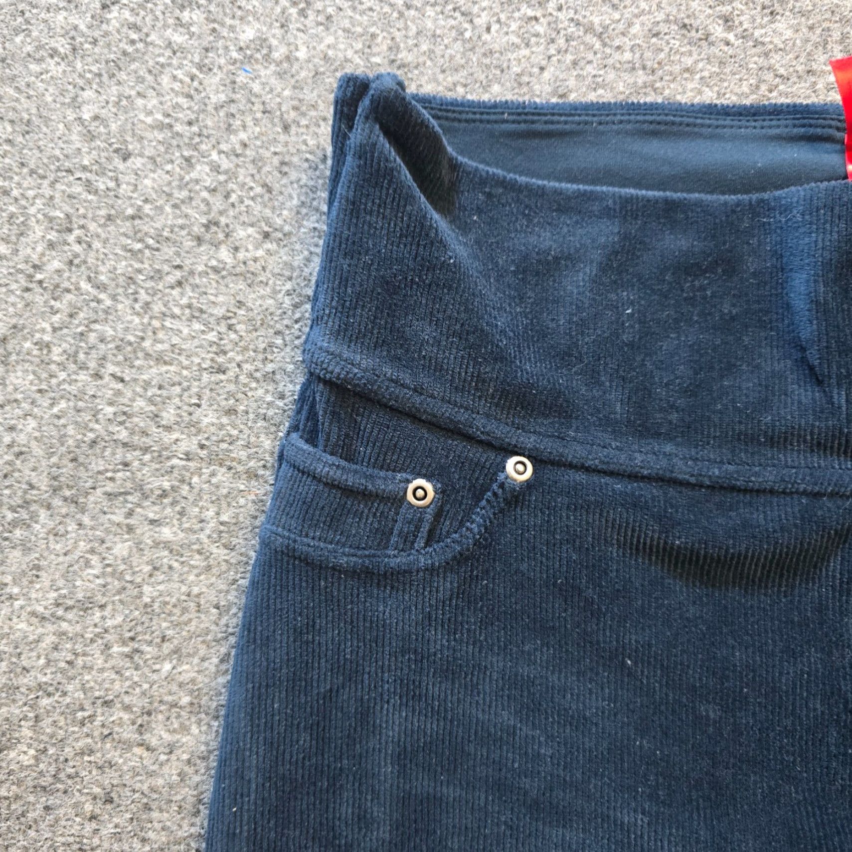 Spanx Spanx Pants Womens Size Large Blue Corduroy Stretch Skinny Ankle Capsule Casual Size 36" / US 14 / IT 50 - 3 Thumbnail