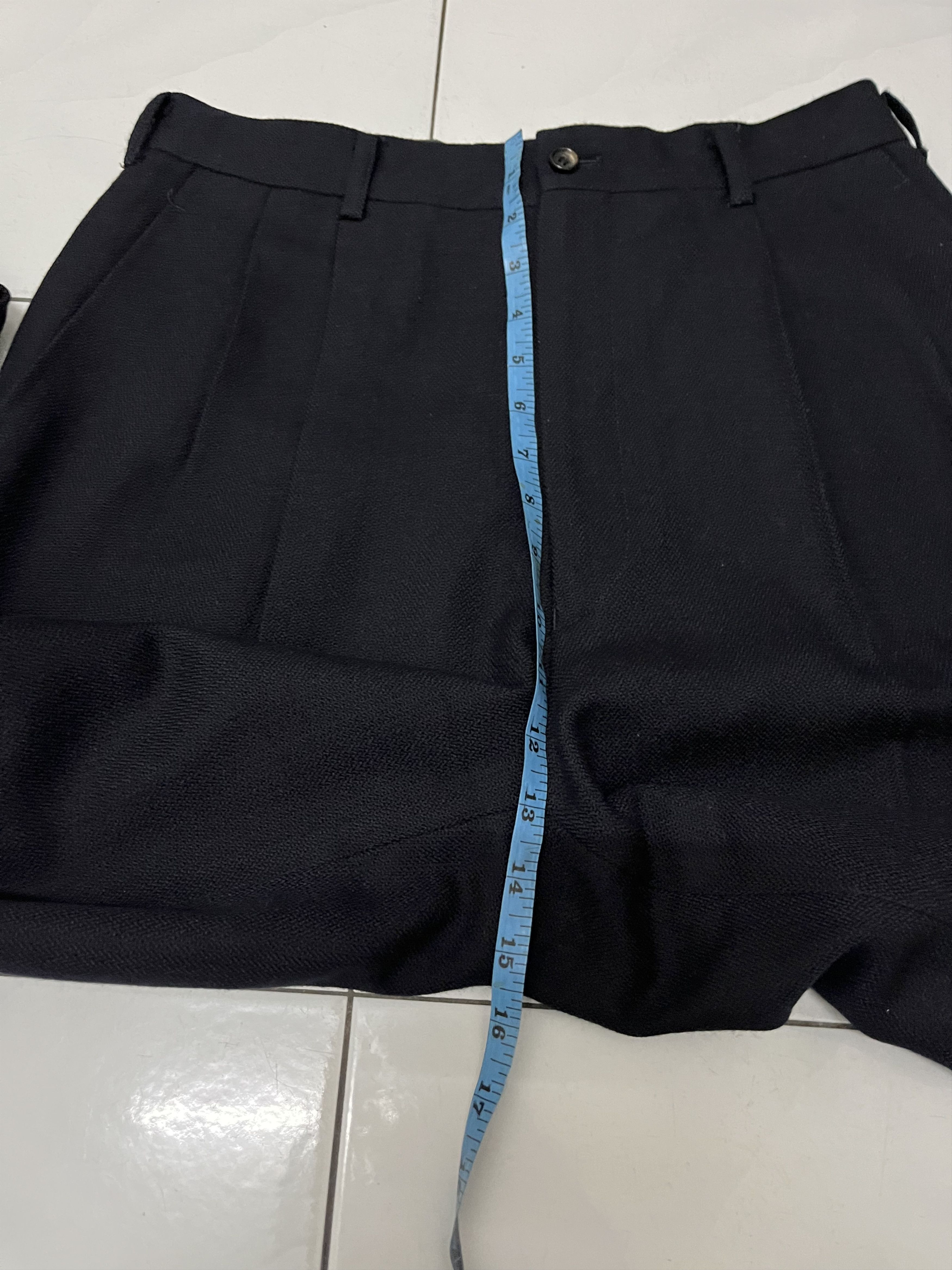Comme des Garcons × Comme des Garcons Homme Plus × Vintage AW91 Comme Des Garcons Gabardine Wool Pants Size US 30 / EU 46 - 19 Thumbnail