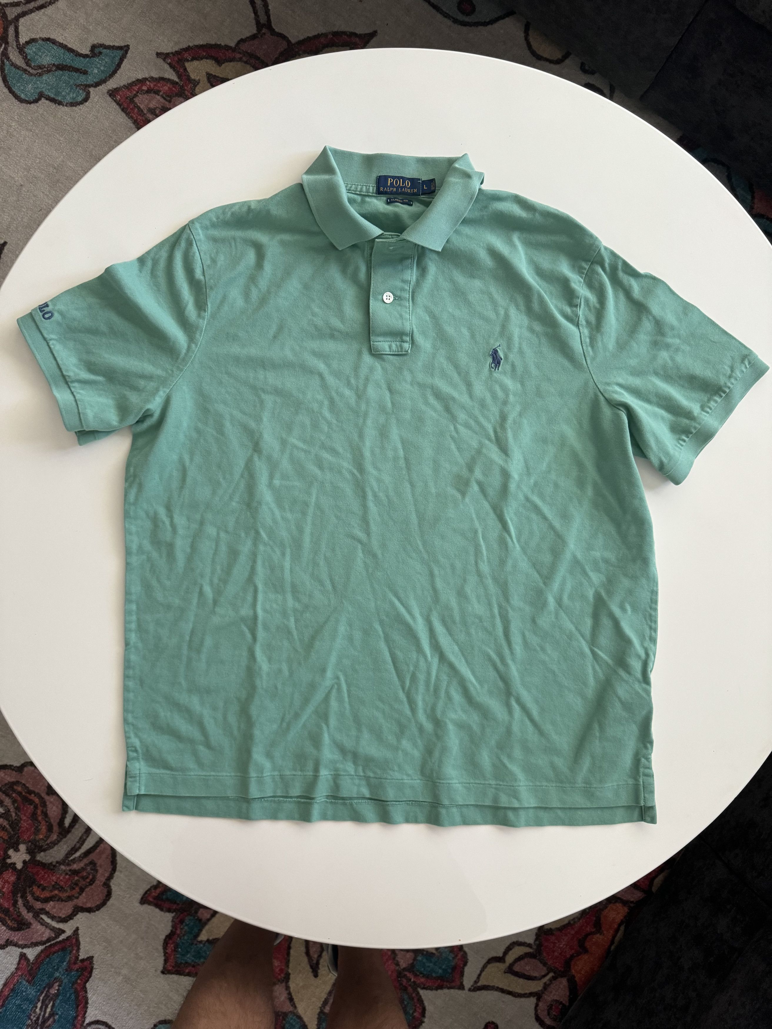 Polo Ralph Lauren Polo Ralph Lauren Men's Shirt, Size L Seafoam Green Classic Size US L / EU 52-54 / 3 - 2 Thumbnail