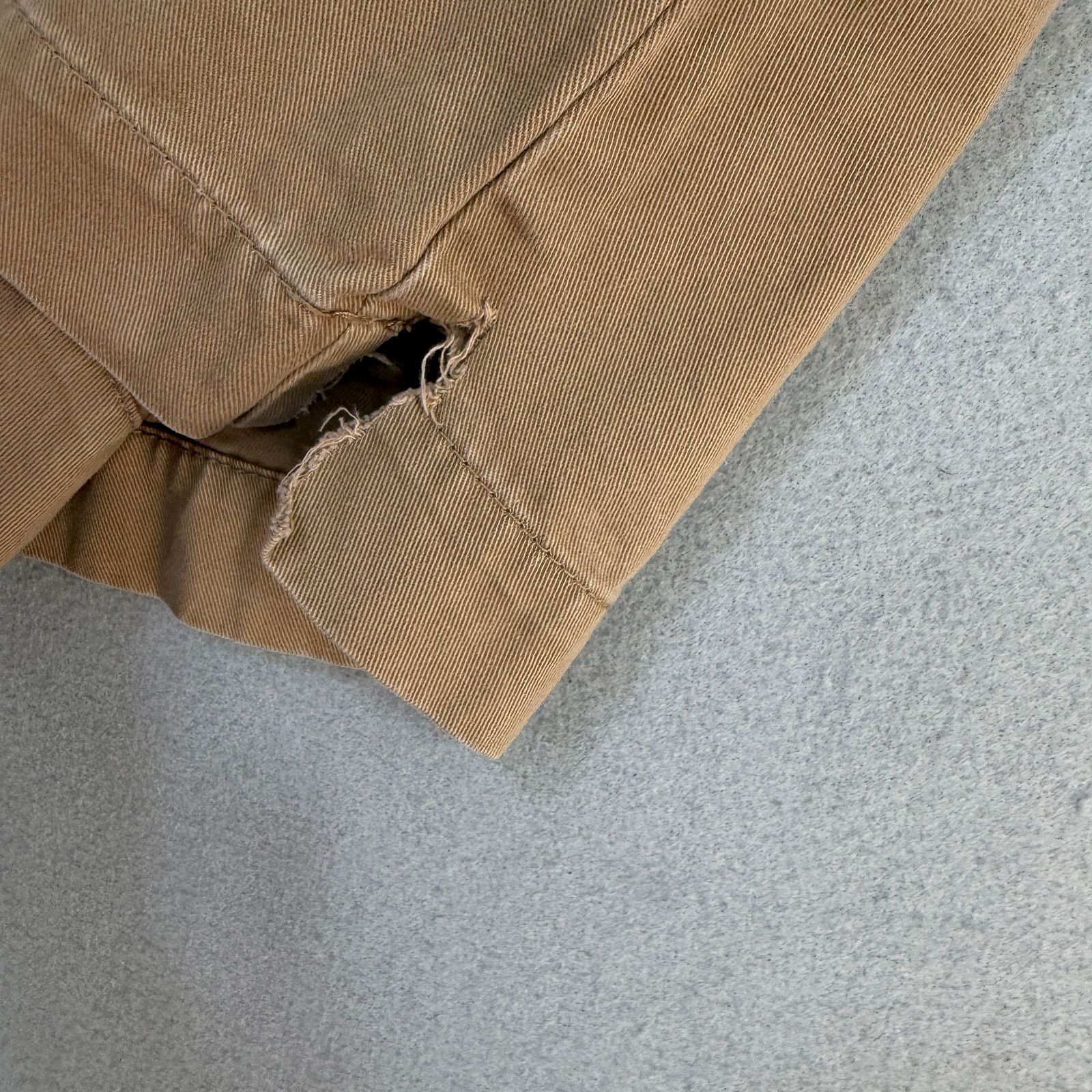 Polo Ralph Lauren Vintage Polo Ralph Lauren Chino Pants Men's 35x32 Tan Khaki Size US 35 - 4 Thumbnail