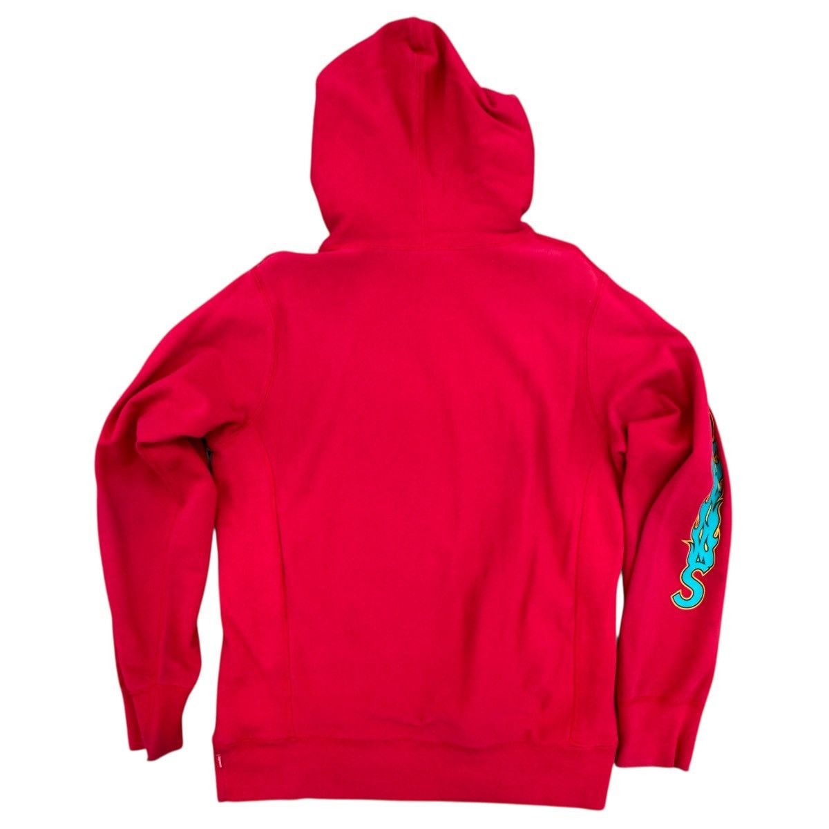 Supreme × Thrasher Supreme x Thrasher logo flame sleeves hoodie size M Size US M / EU 48-50 / 2 - 2 Thumbnail