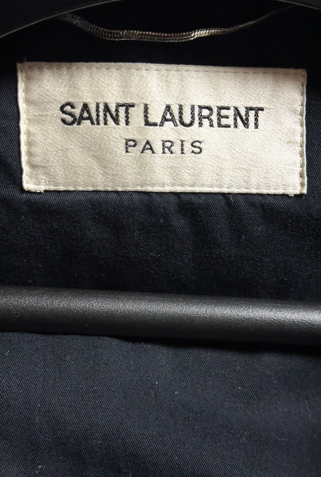 Saint Laurent Paris Saint Laurent Black Parka Coat Badge Patches Cotton Jacket Size US S / EU 44-46 / 1 - 6 Thumbnail