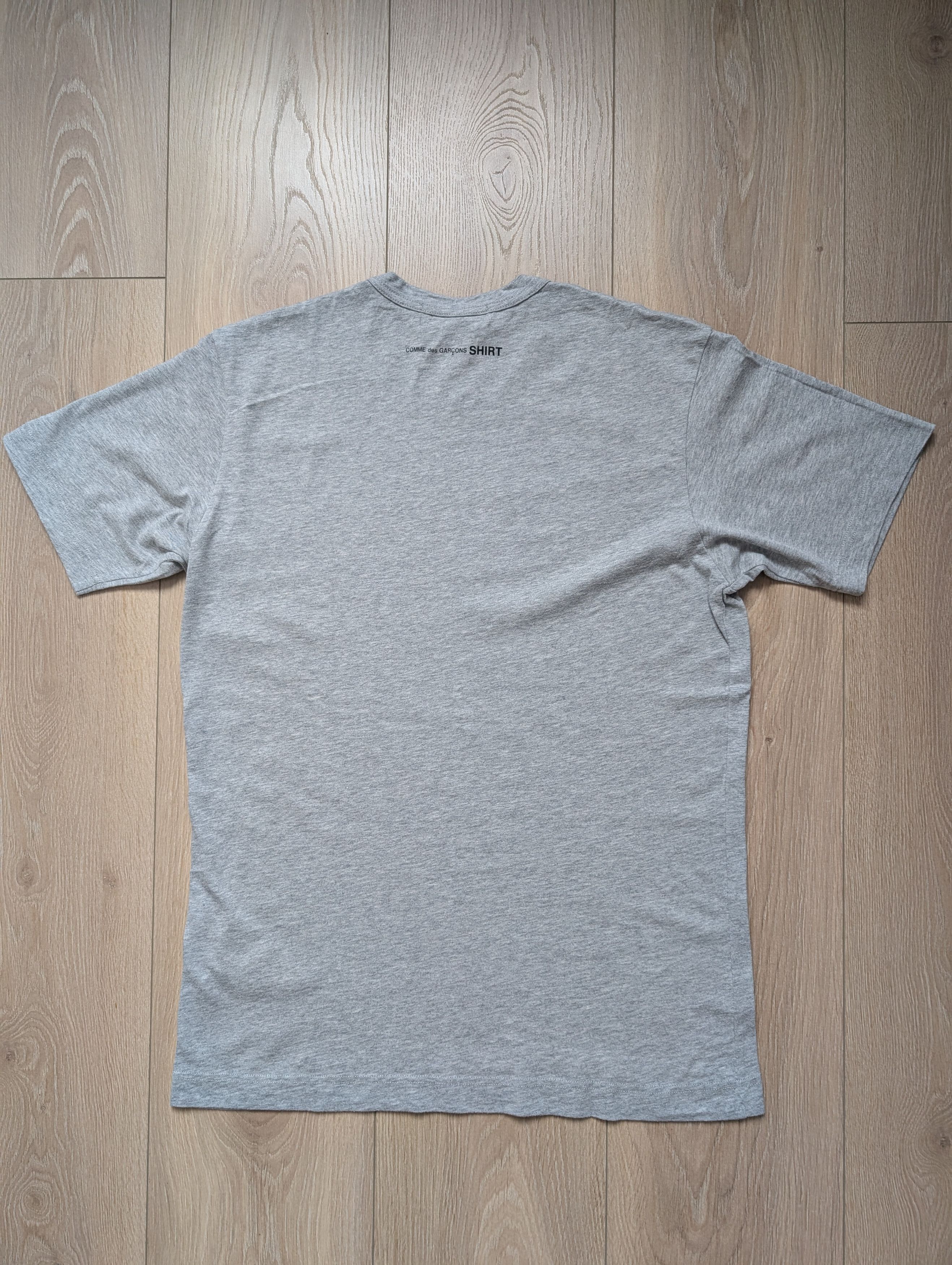 Comme des Garcons Comme des Garçons PLAY Grey Cotton T-Shirt Size US S / EU 44-46 / 1 - 4 Thumbnail