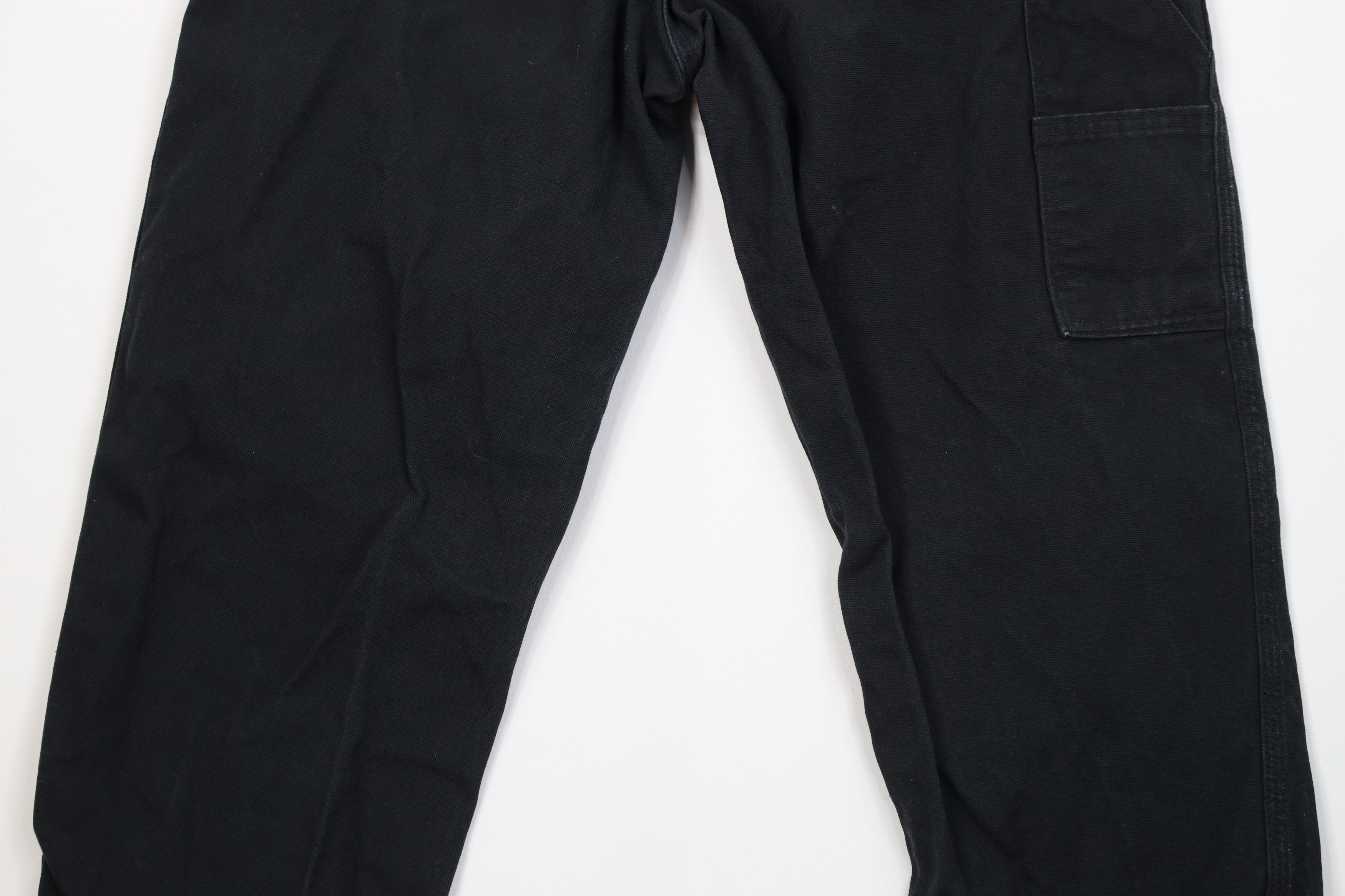 Dickies Vintage Y2K Dickies Wide Leg Dungaree Pants Black Cotton Size US 36 / EU 52 - 11 Thumbnail