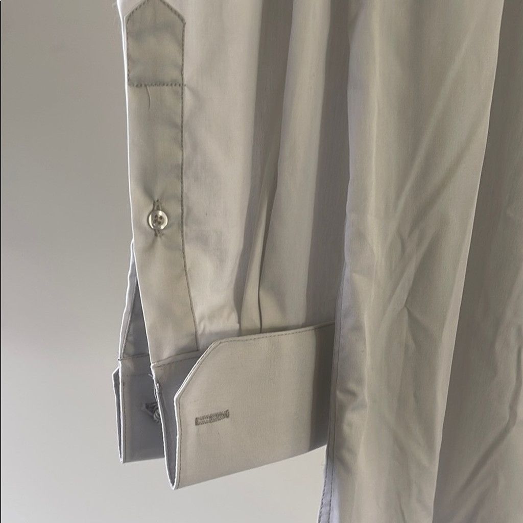 Stacy Adams Stacy Adams Men's Gray Shirt 34/35 16 1/2 Size 34R - 4 Thumbnail