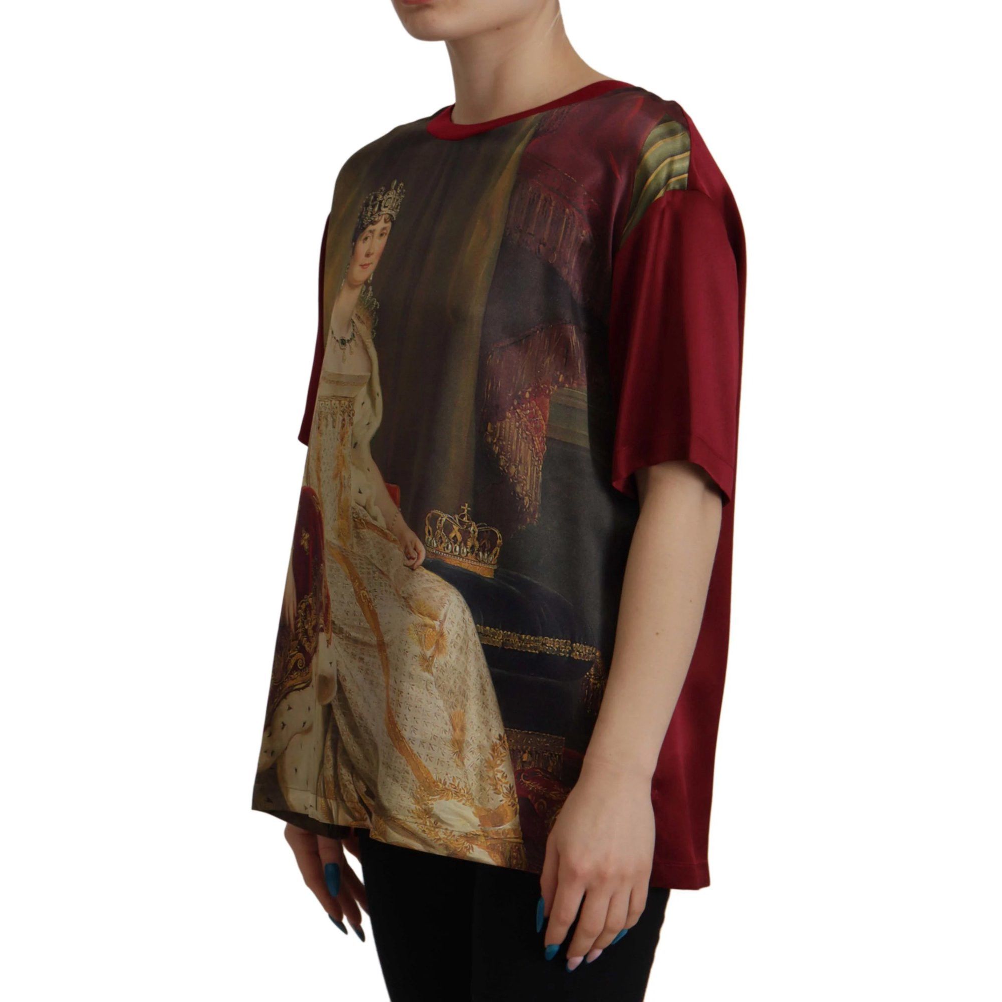 Dolce & Gabbana o1y0925 Crewneck T-Shirt in Multicolor Size XS / US 0-2 / IT 36-38 - 3 Thumbnail