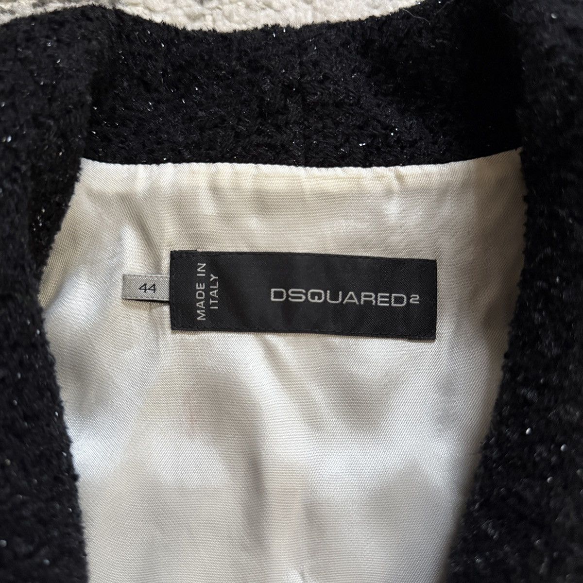 Dsquared2 Dsquared2 Distressed Wool Zip Up Jacket Size M / US 6-8 / IT 42-44 - 4 Thumbnail