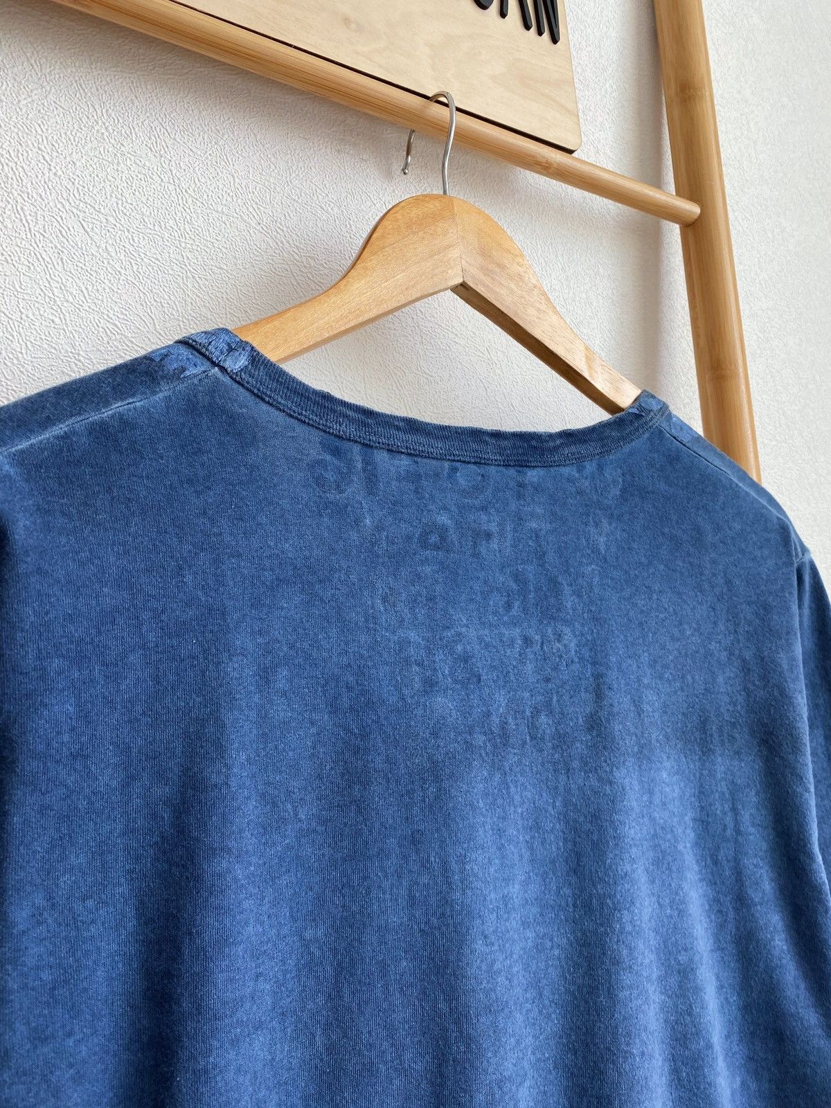 Maison Margiela MAISON MARTIN MARGIELA AIDS garment dyed v- neck t-shirt Size US L / EU 52-54 / 3 - 10 Thumbnail