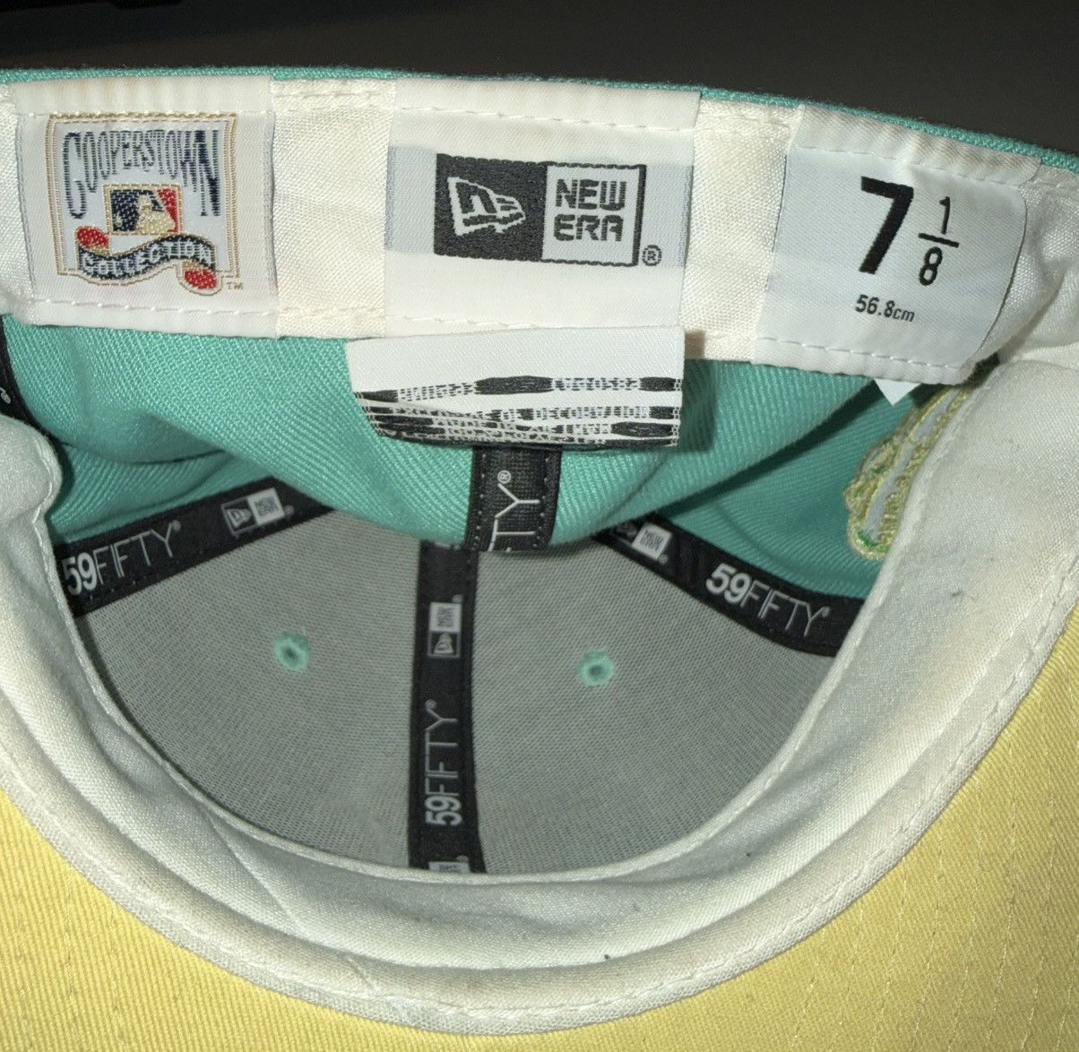 New Era 1977 all star game yankee stadium mint green hat | MLB Size ONE SIZE - 4 Thumbnail