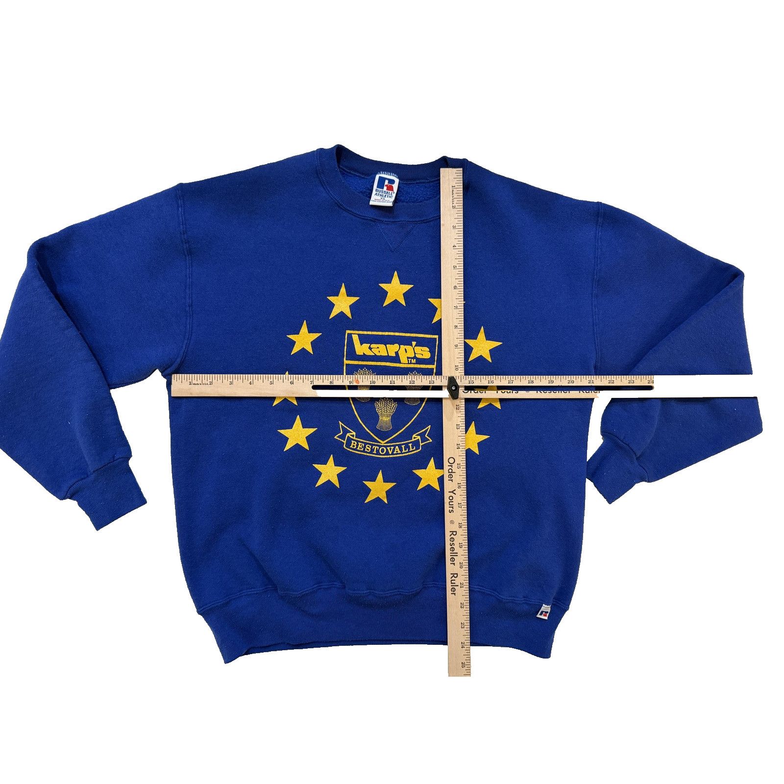 Russell Athletic Vintage Russell Athletic Sweatshirt Mens LG Blue USA 90s Size US L / EU 52-54 / 3 - 6 Thumbnail