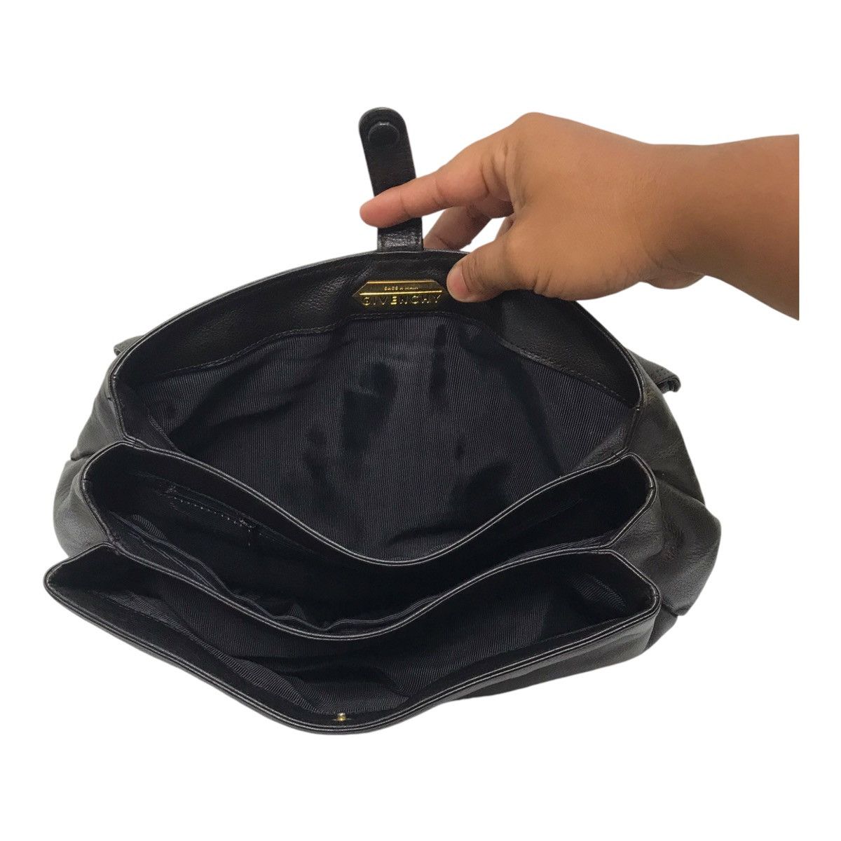 Givenchy Givenchy Leather Black Tote Bag Size ONE SIZE - 2 Thumbnail
