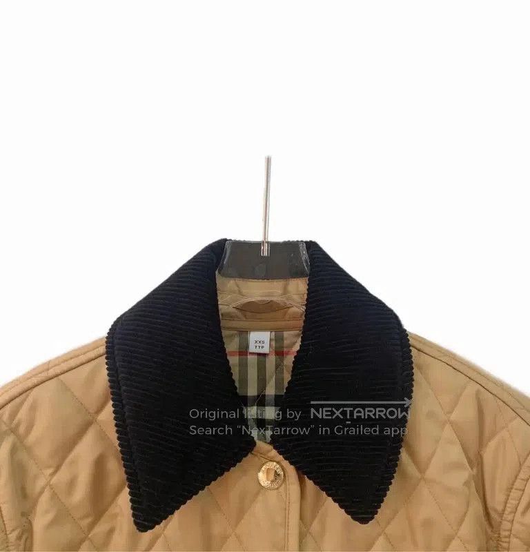 Burberry Burberry Quilted Brown Cotton Men's Jacket. Size US XXS / EU 40 - 3 Thumbnail