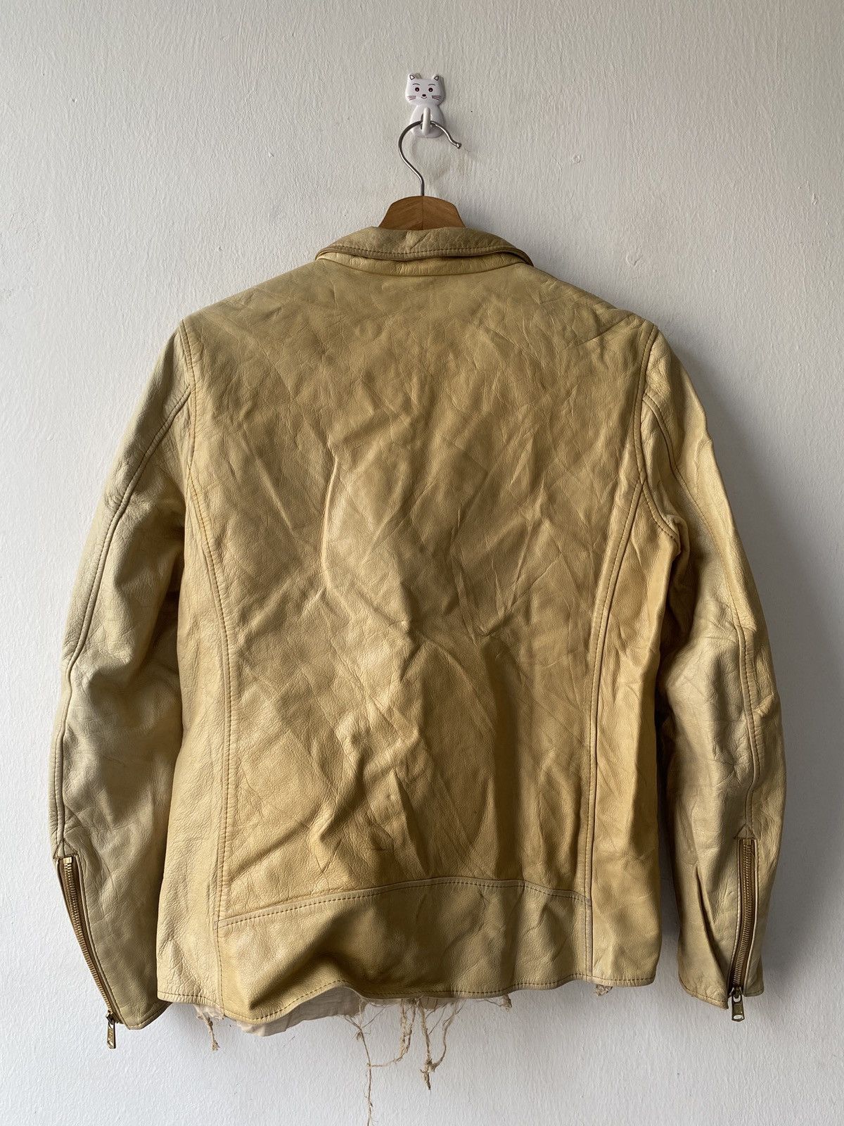 Japanese Brand Nonnative Japan Distressed Leather Jacket Size US S / EU 44-46 / 1 - 3 Thumbnail