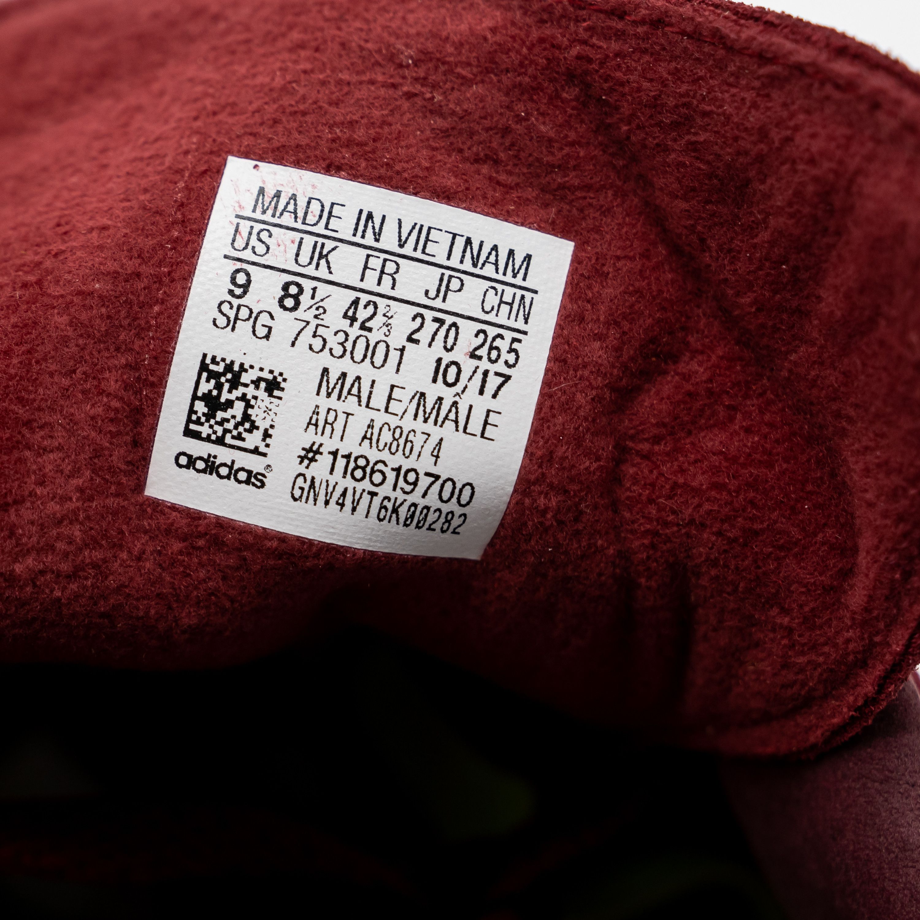 Adidas 9 - adidas Gosha Rubchinskiy Copa Burgundy AC8674 Size US 9 / EU 42 - 9 Thumbnail