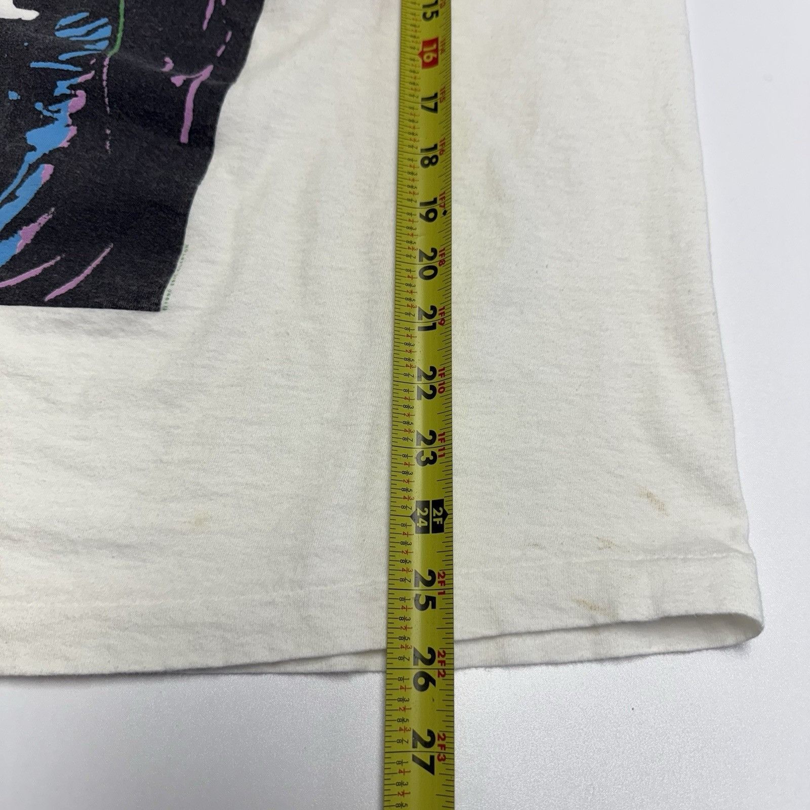 Band Tees Vintage Eric Clapton Journeyman Tour T Shirt Mens S/M White Size US S / EU 44-46 / 1 - 9 Thumbnail