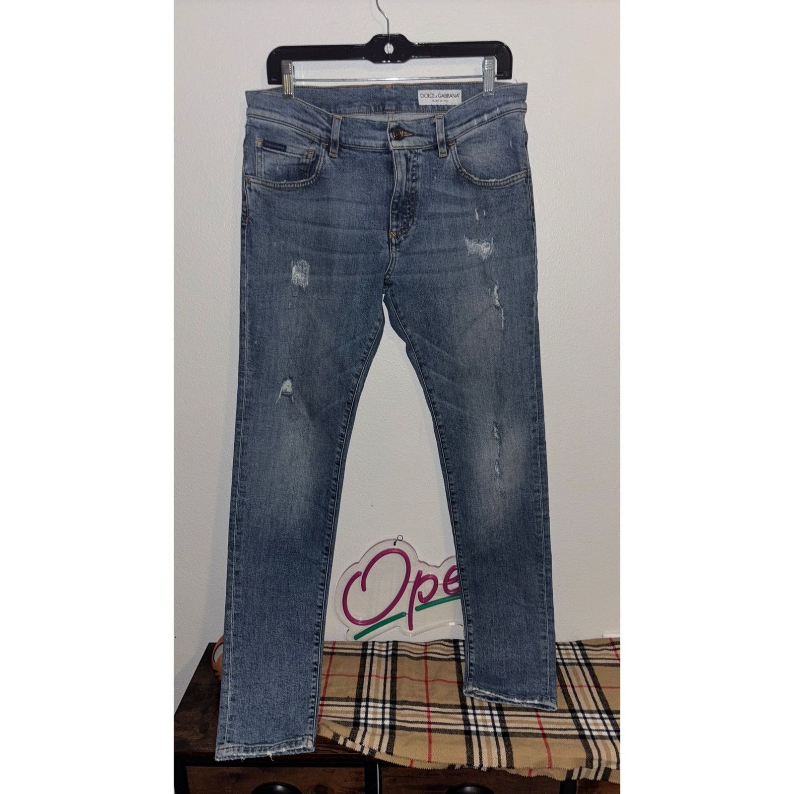 Dolce & Gabbana Dolce & Gabbana straight distressed jeans 32x34 Size US 32 / EU 48 - 2 Thumbnail
