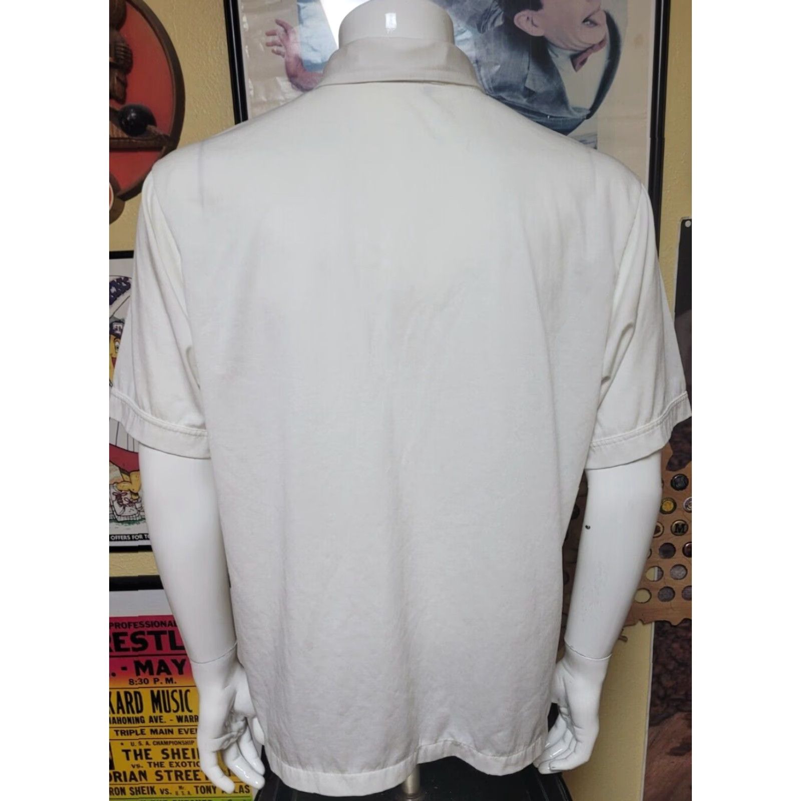 Vintage VINTAGE Pro Celebrity Polo Shirt XL White Cotton Blend Men Rugby 80s Fort Worth Stockyards Nice, Short Sleeve, Collared Size US XL / EU 56 / 4 - 4 Thumbnail