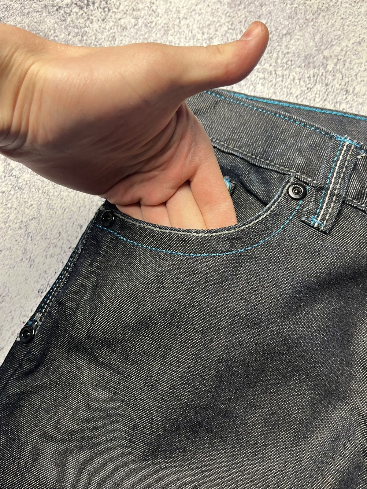 Japanese Brand 0Os VINTAGE Avant Garde Big logo Japanese Baggy Pants Y2K Size US 33 - 23 Thumbnail